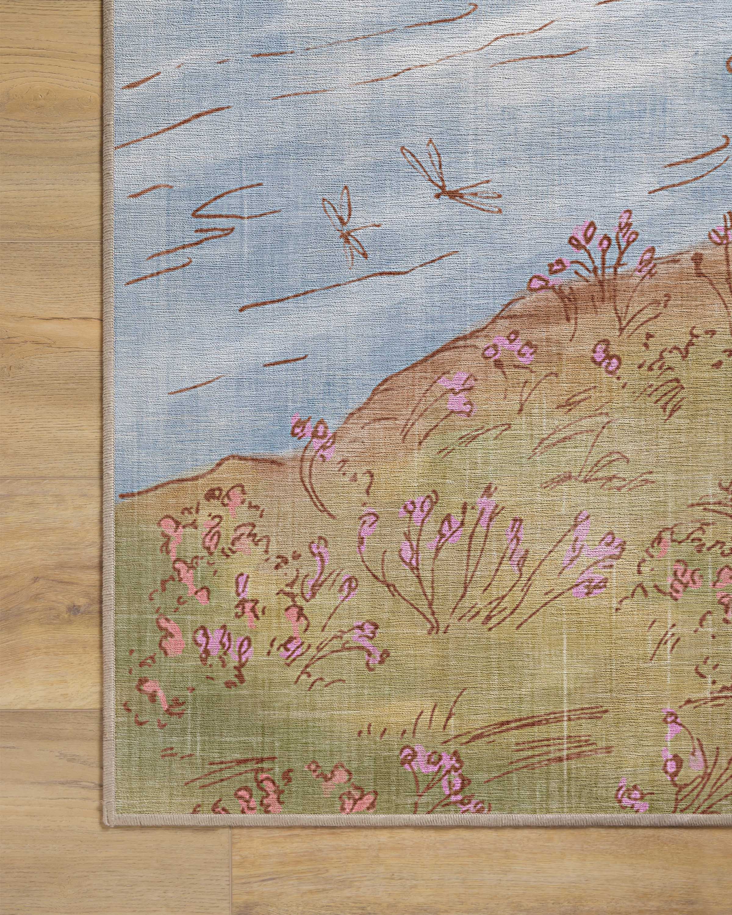 A Sunny Day Multicolor Flatwoven Rug - Image 11