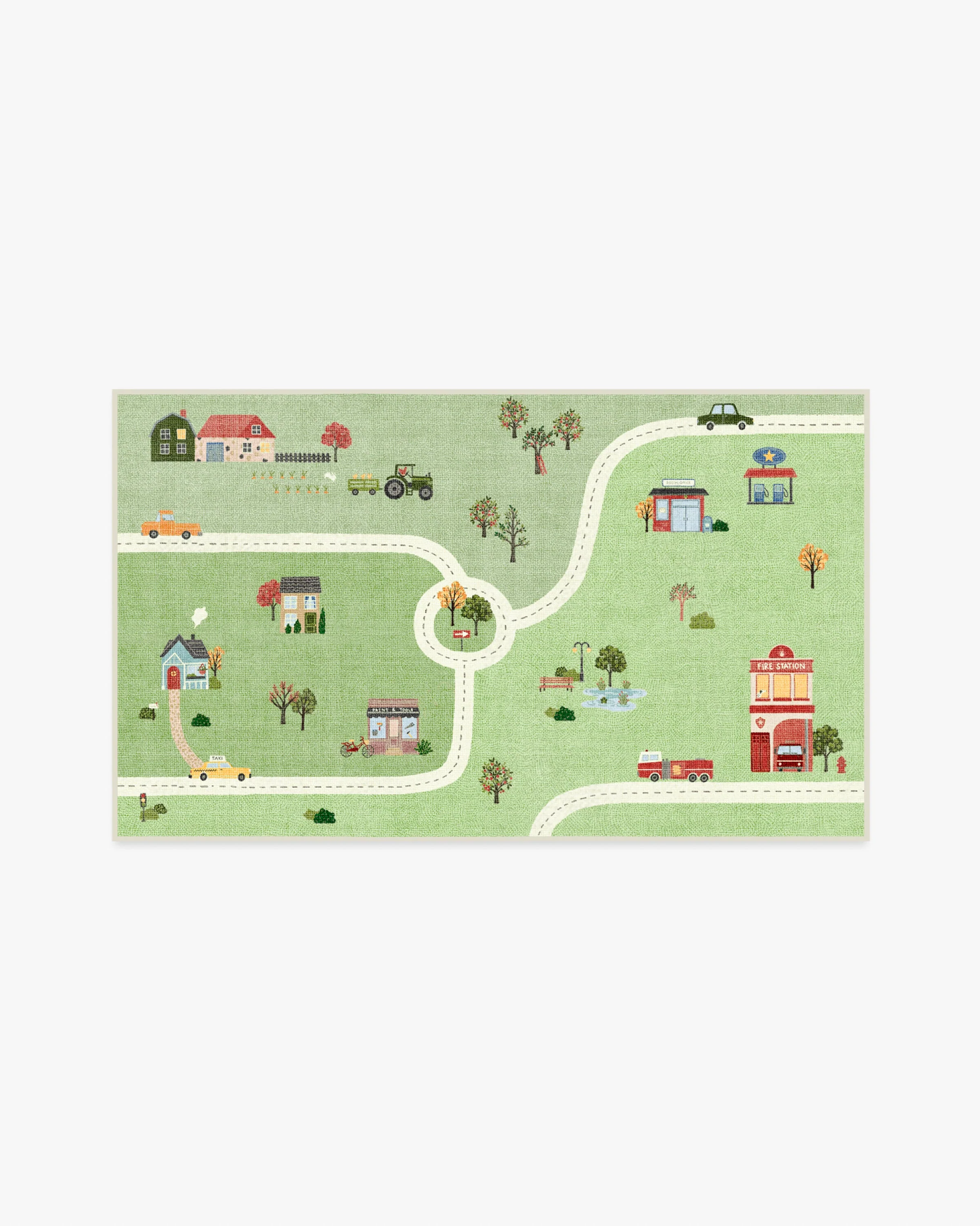 About Town Green Rug - Image 6