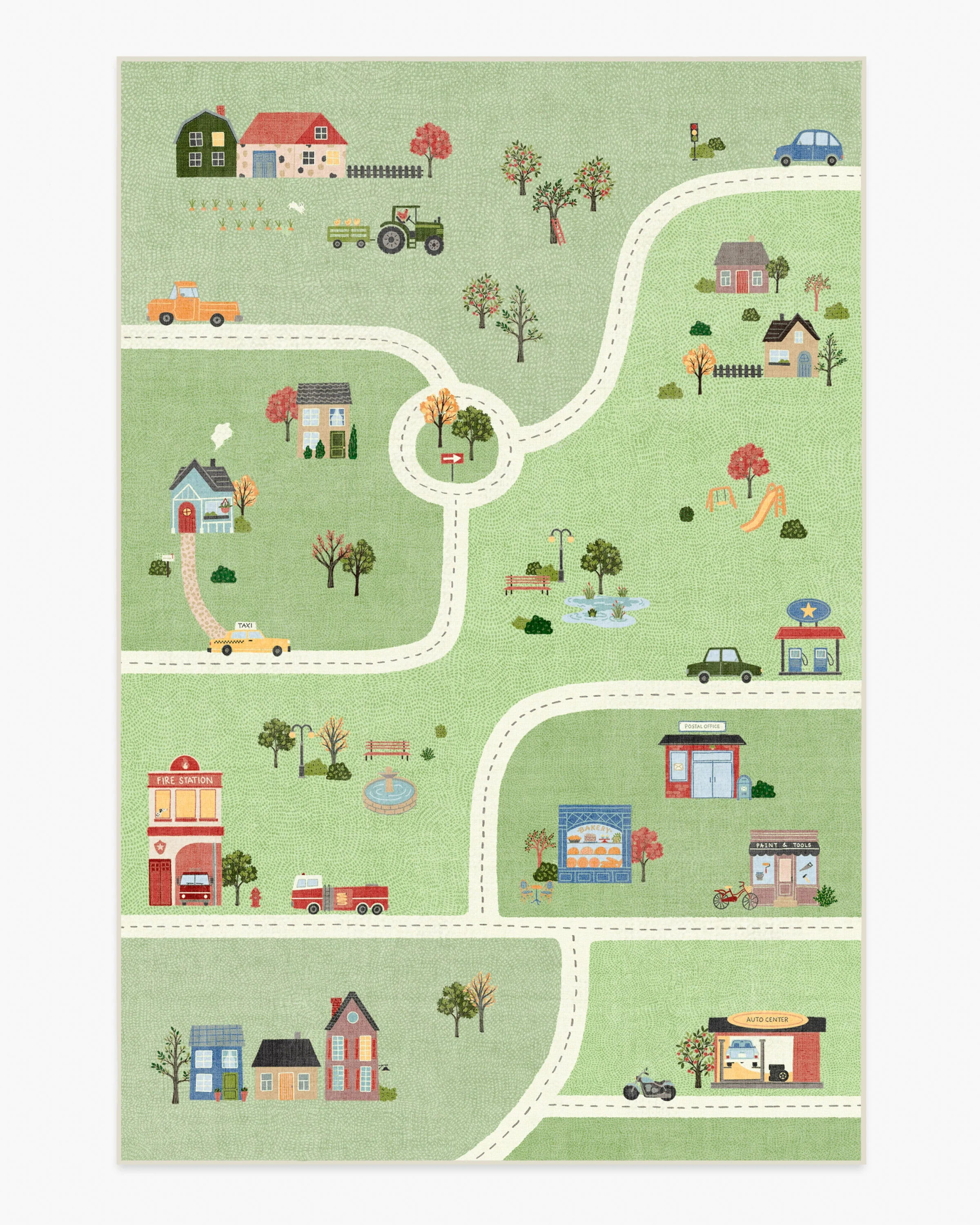 About Town Green Rug - Image 7