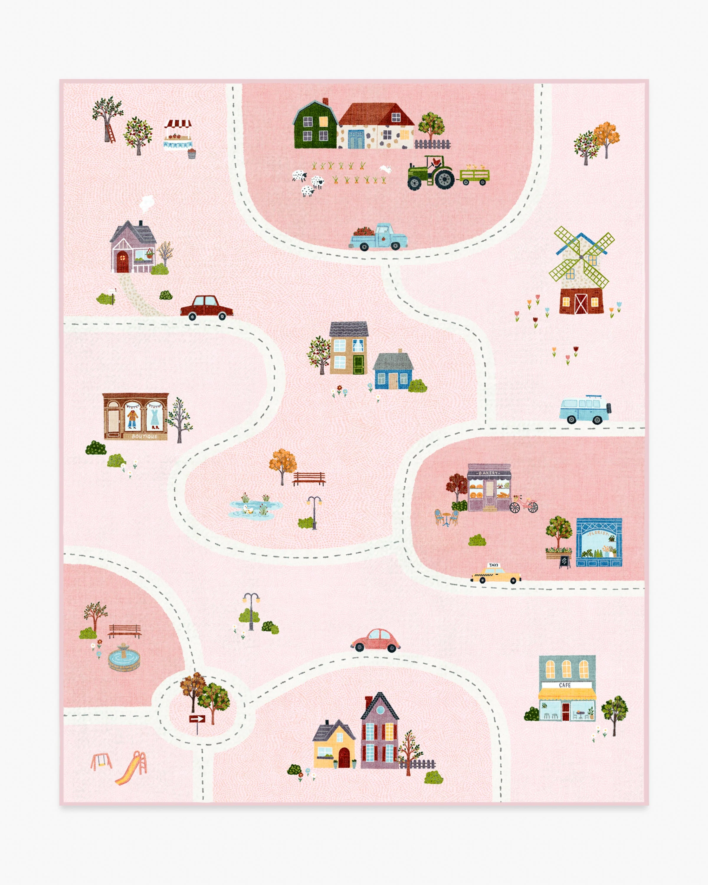 About Town Pink Rug - Image 8