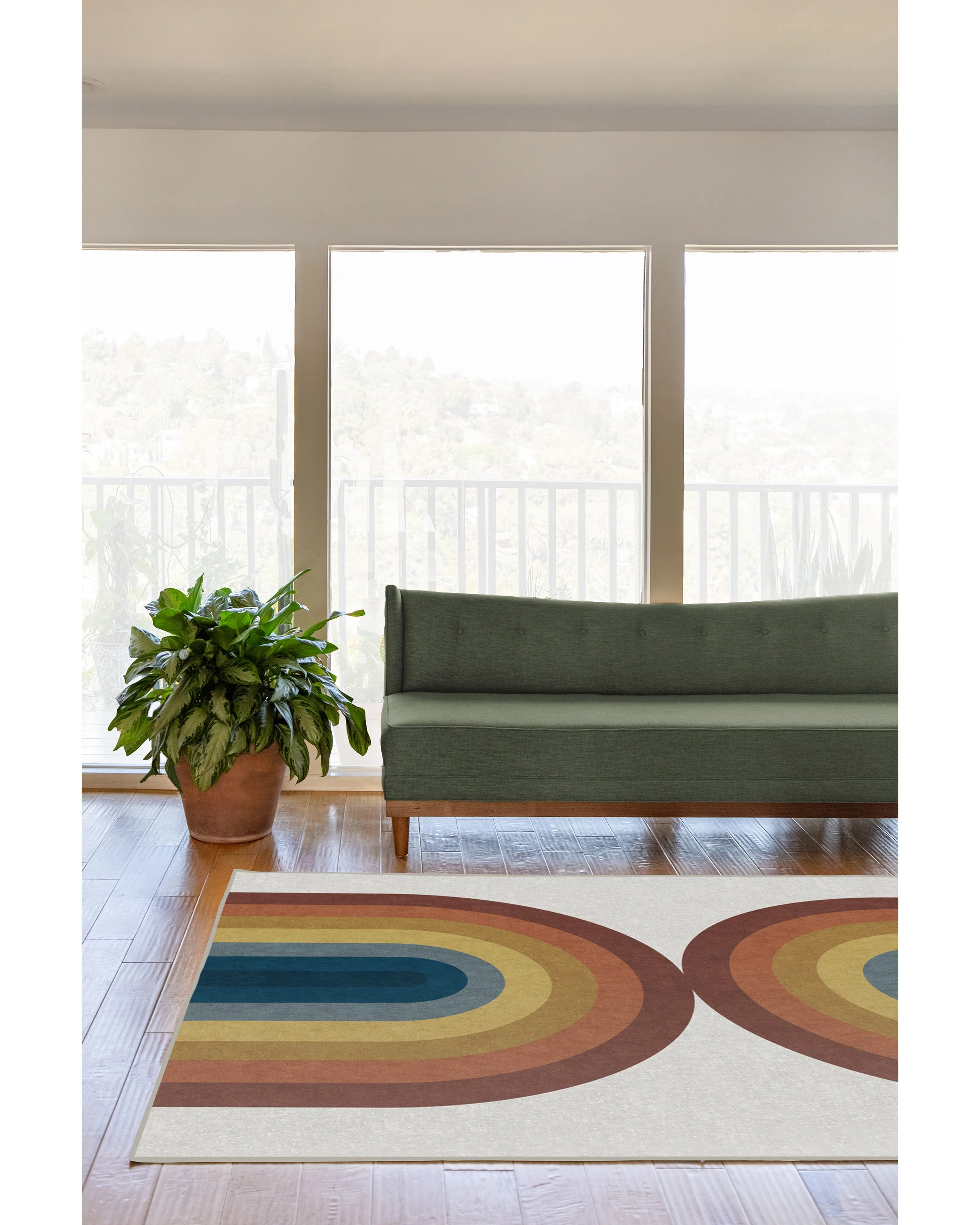 Absida Rainbow Flatwoven Rug - Image 3