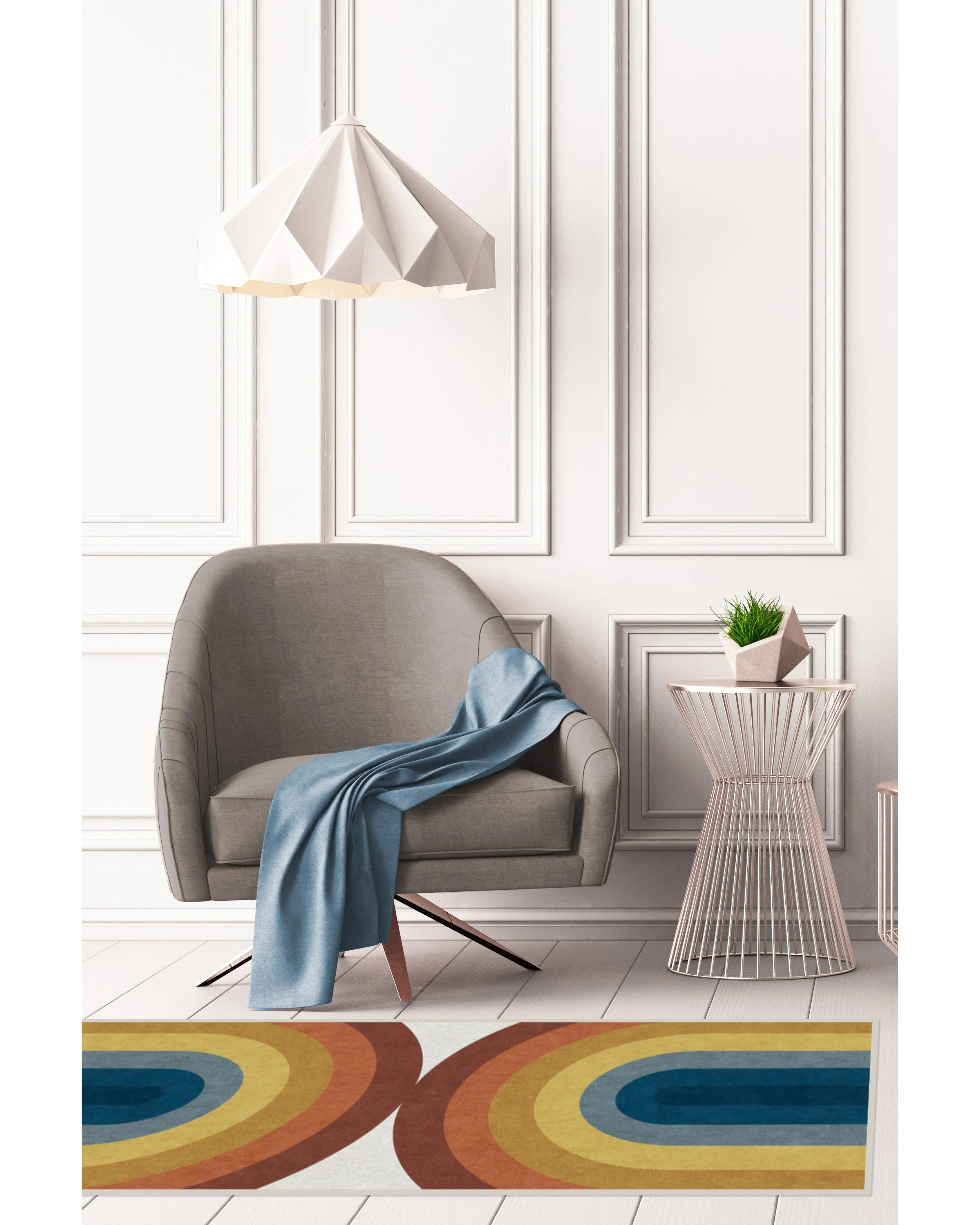 Absida Rainbow Flatwoven Rug - Image 4