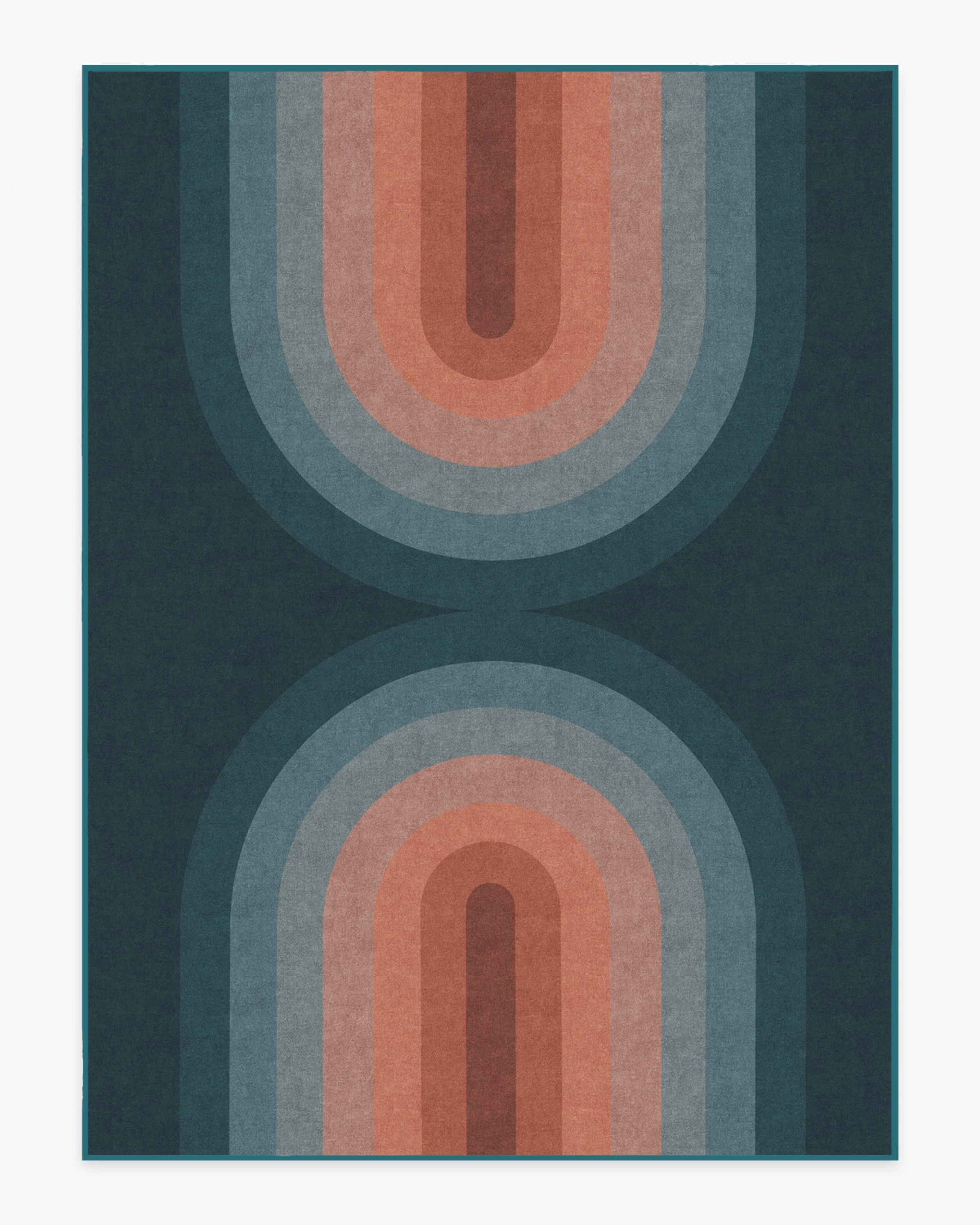 Absida Teal Flatwoven Rug - Image 17