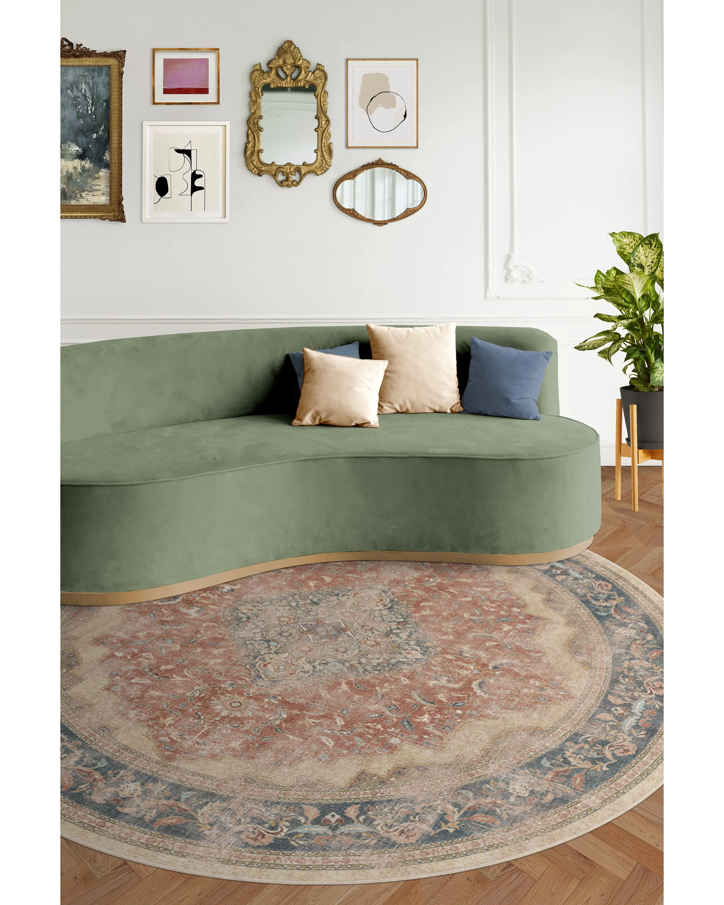 Adeline Antique Red Flatwoven Rug - Image 7