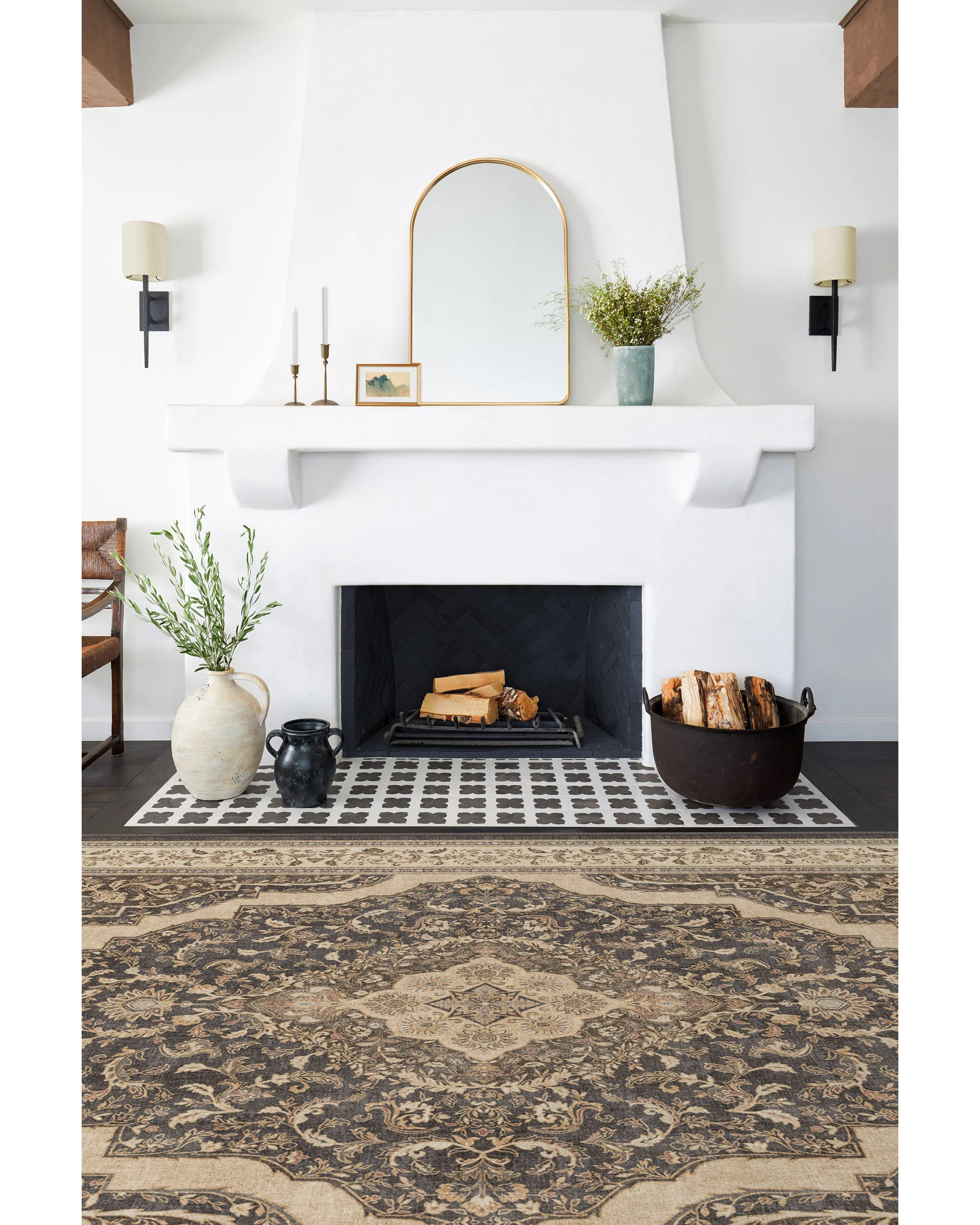 Adeline Dark Wood Rug - Image 21