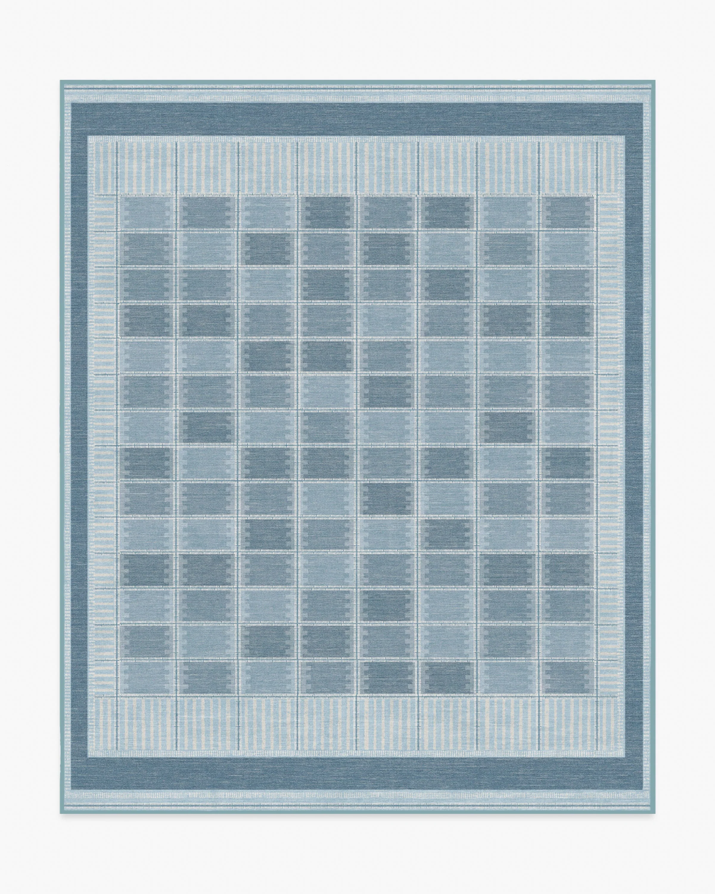Agnes Blue Flatwoven Rug - Image 13