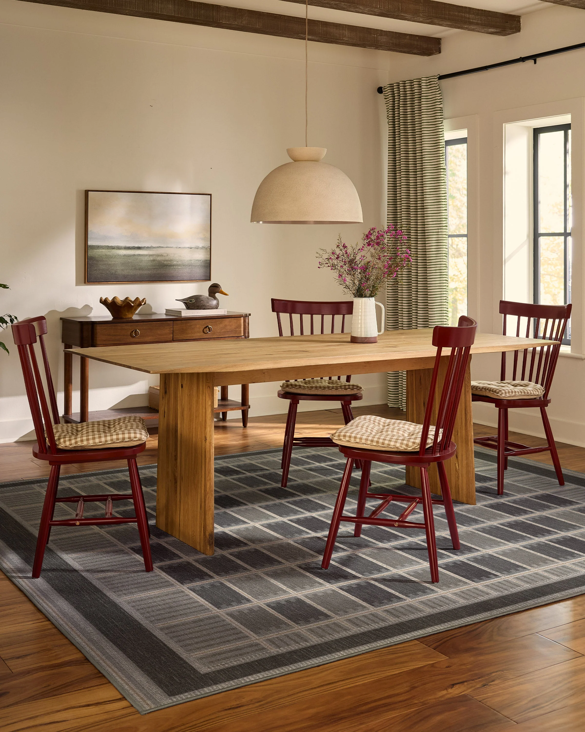 Agnes Charcoal Flatwoven Rug - Image 7