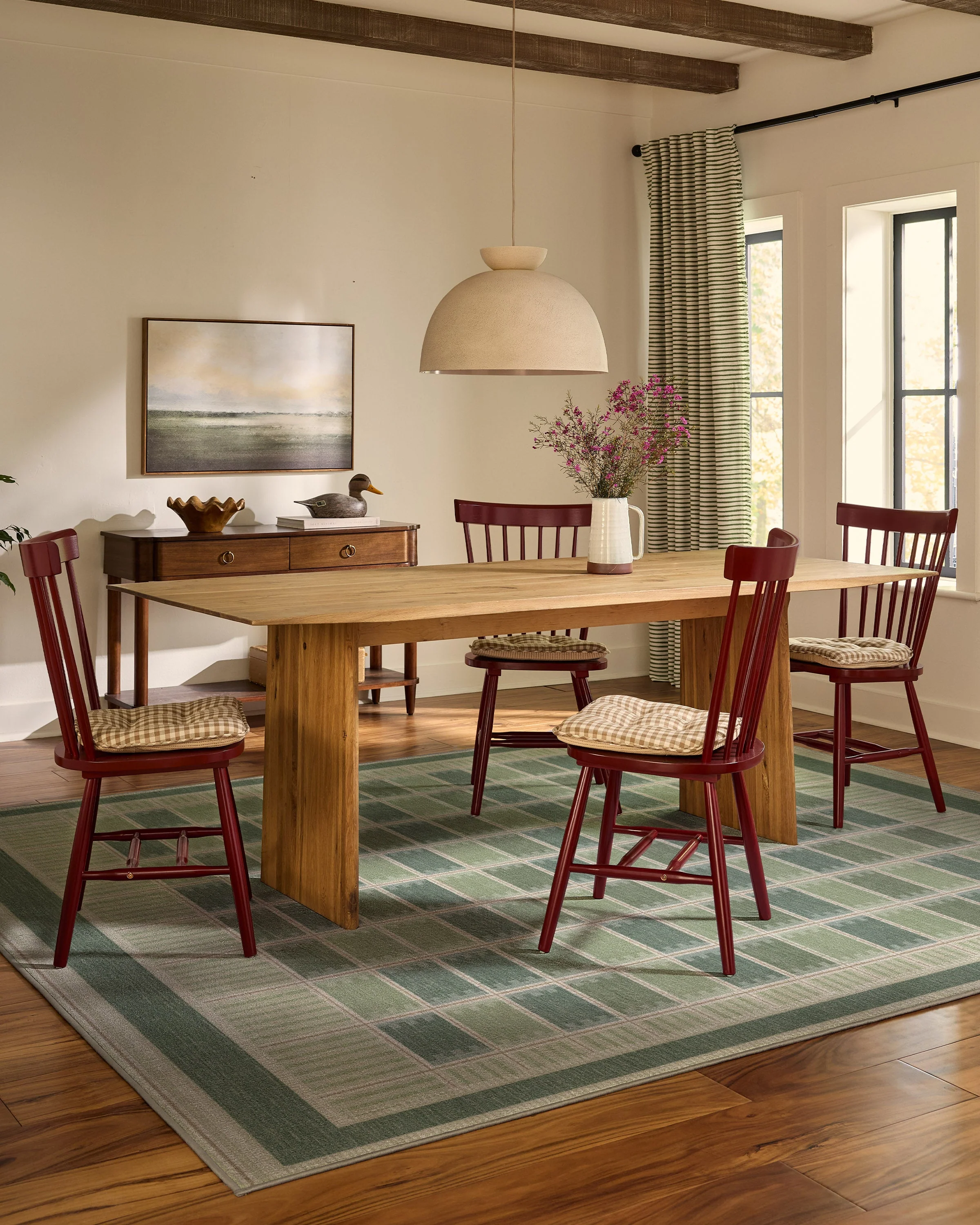 Agnes Green Flatwoven Rug - Image 7