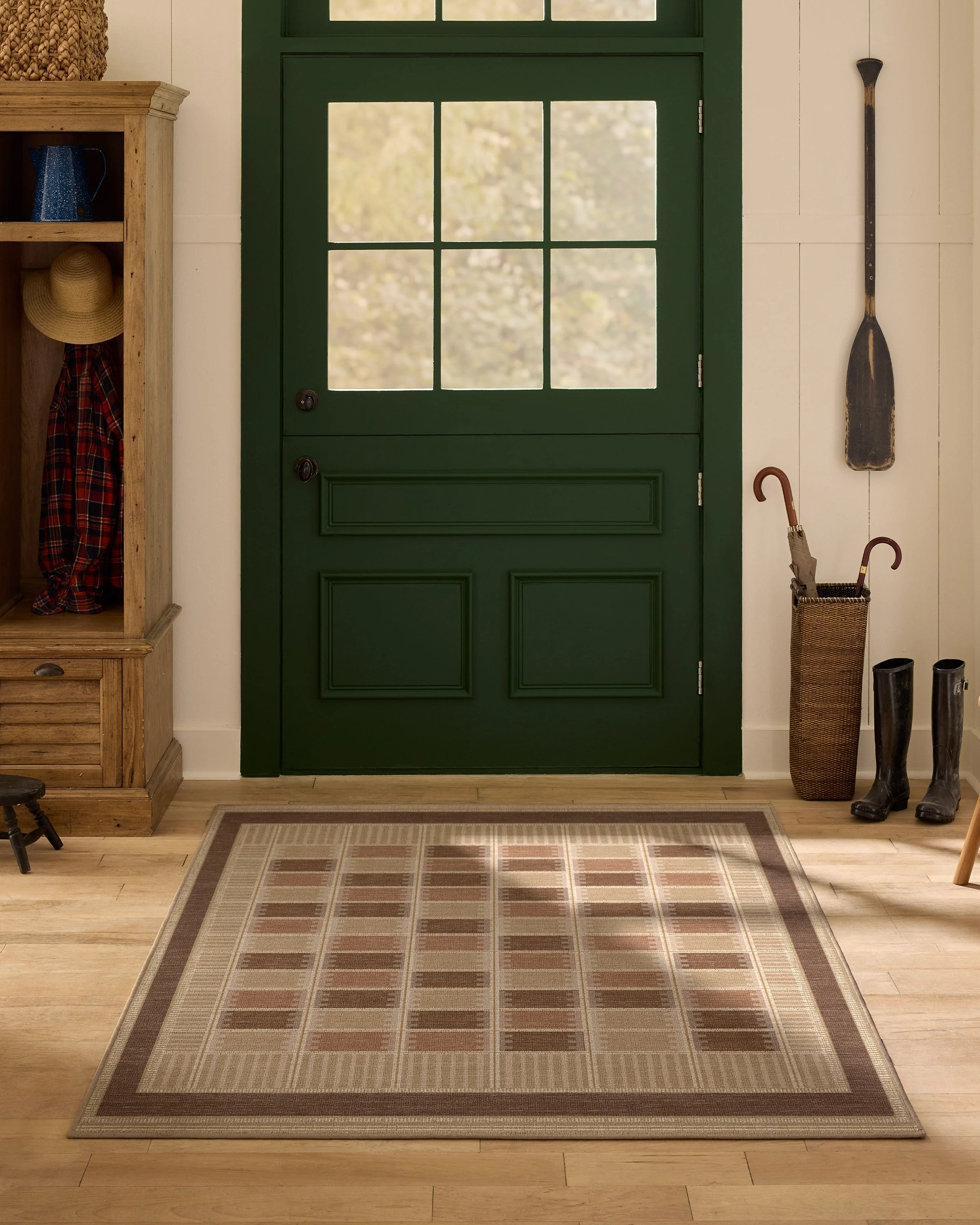 Agnes Warm Brown Flatwoven Rug - Image 5