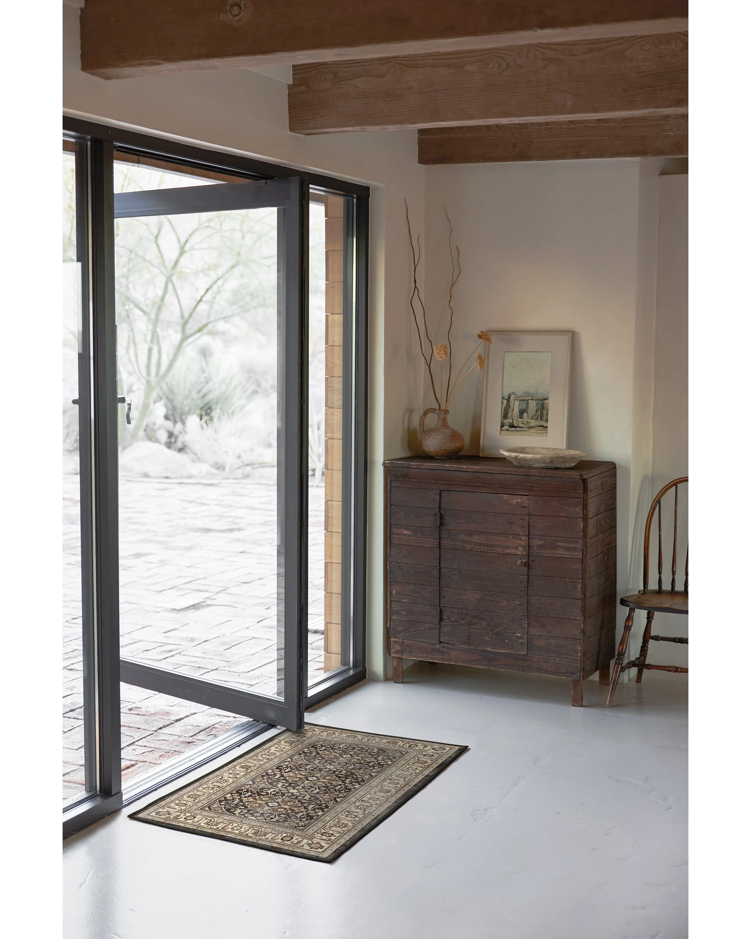 Alessia Dark Wood Flatwoven Rug - Image 5