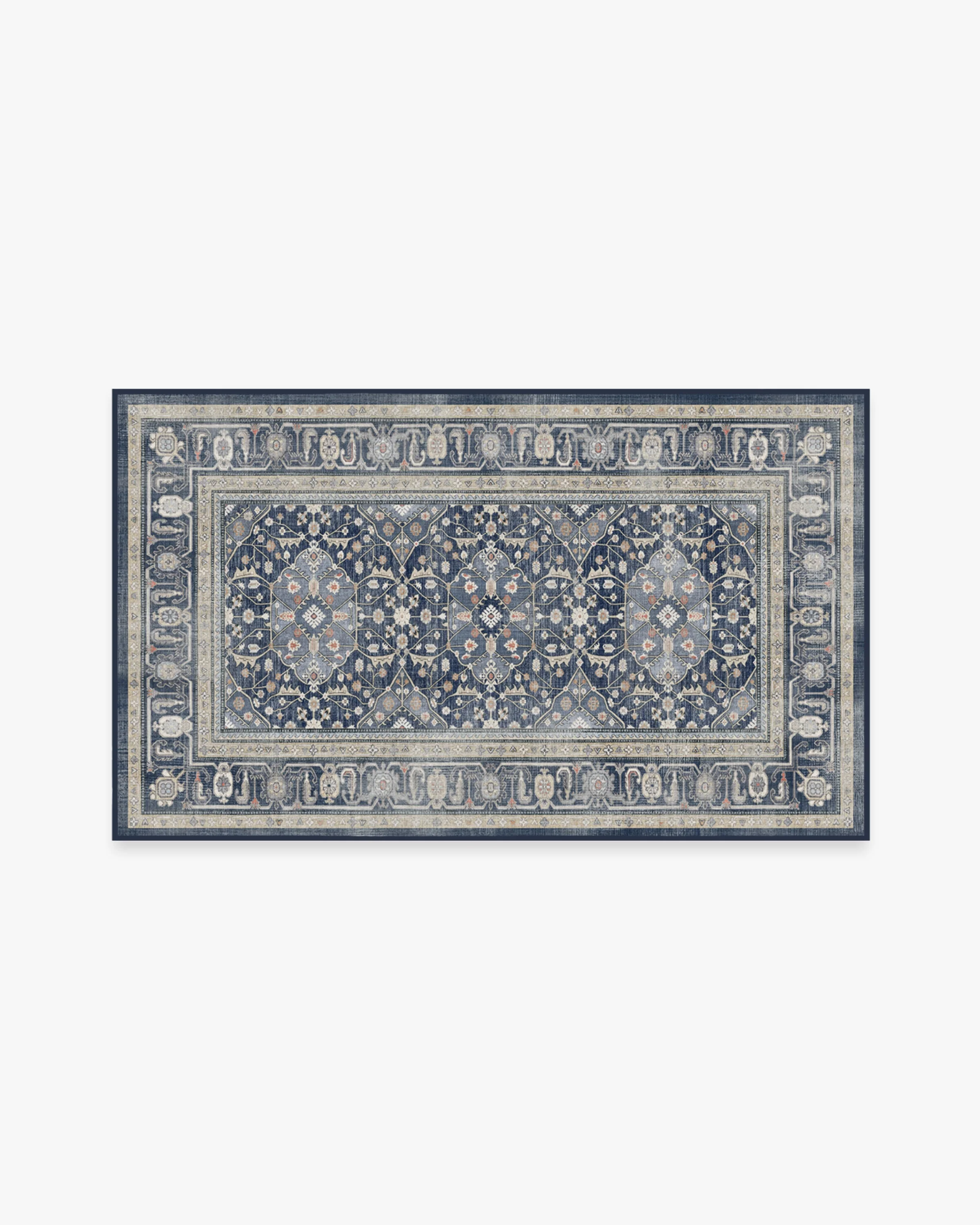 Alessia Dusk Blue Flatwoven Rug - Image 13