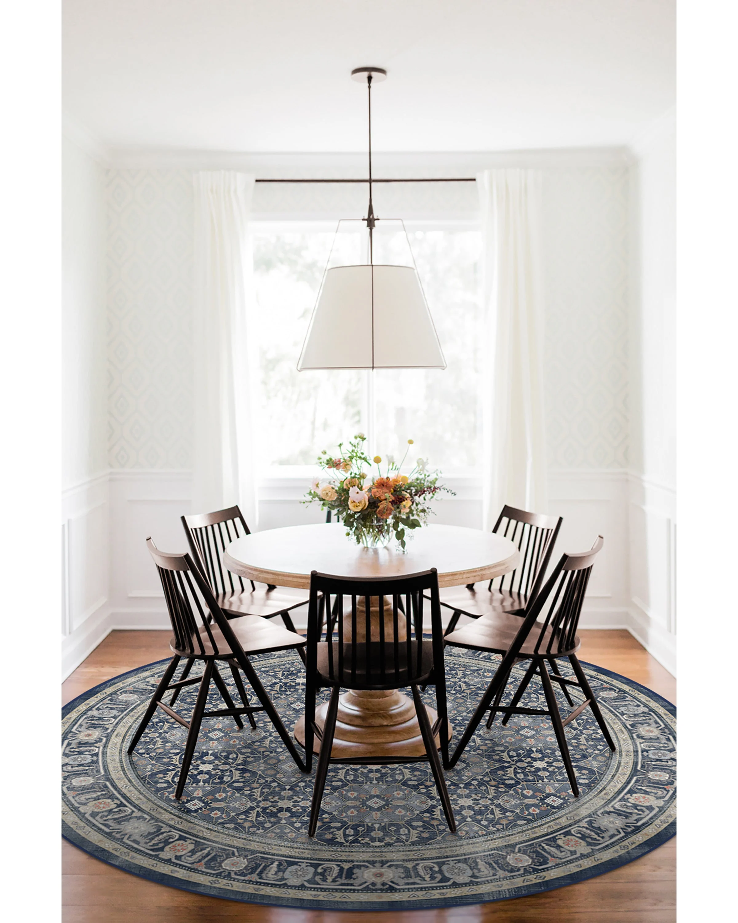 Alessia Dusk Blue Flatwoven Rug - Image 7