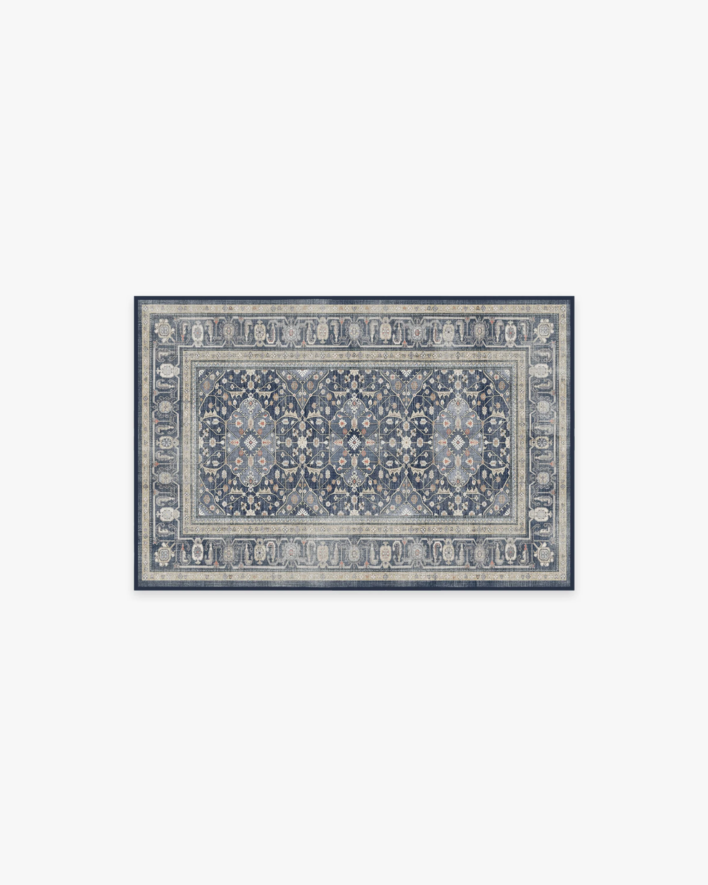 Alessia Dusk Blue Flatwoven Rug - Image 9
