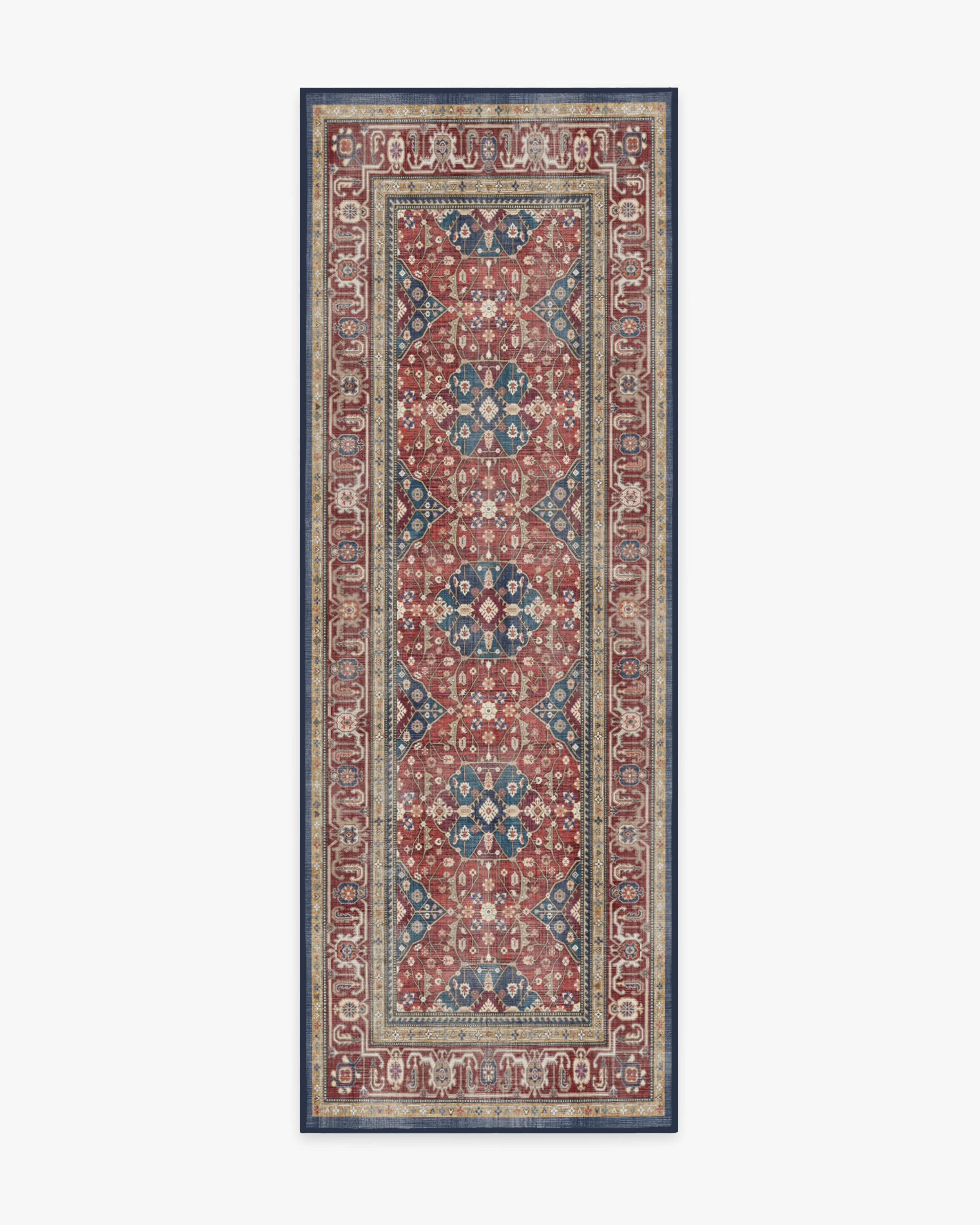 Alessia Royal Red Flatwoven Rug - Image 10