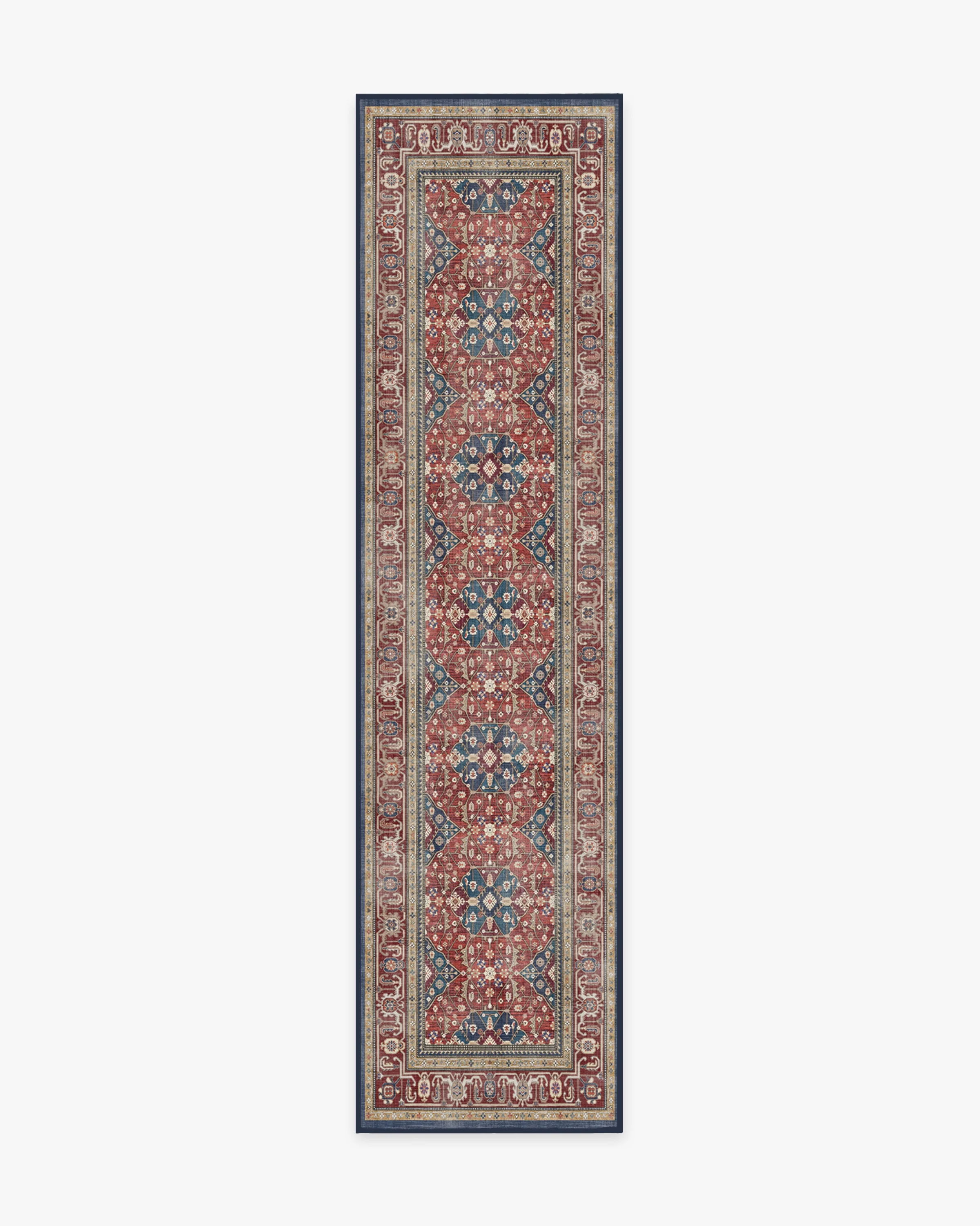 Alessia Royal Red Flatwoven Rug - Image 11