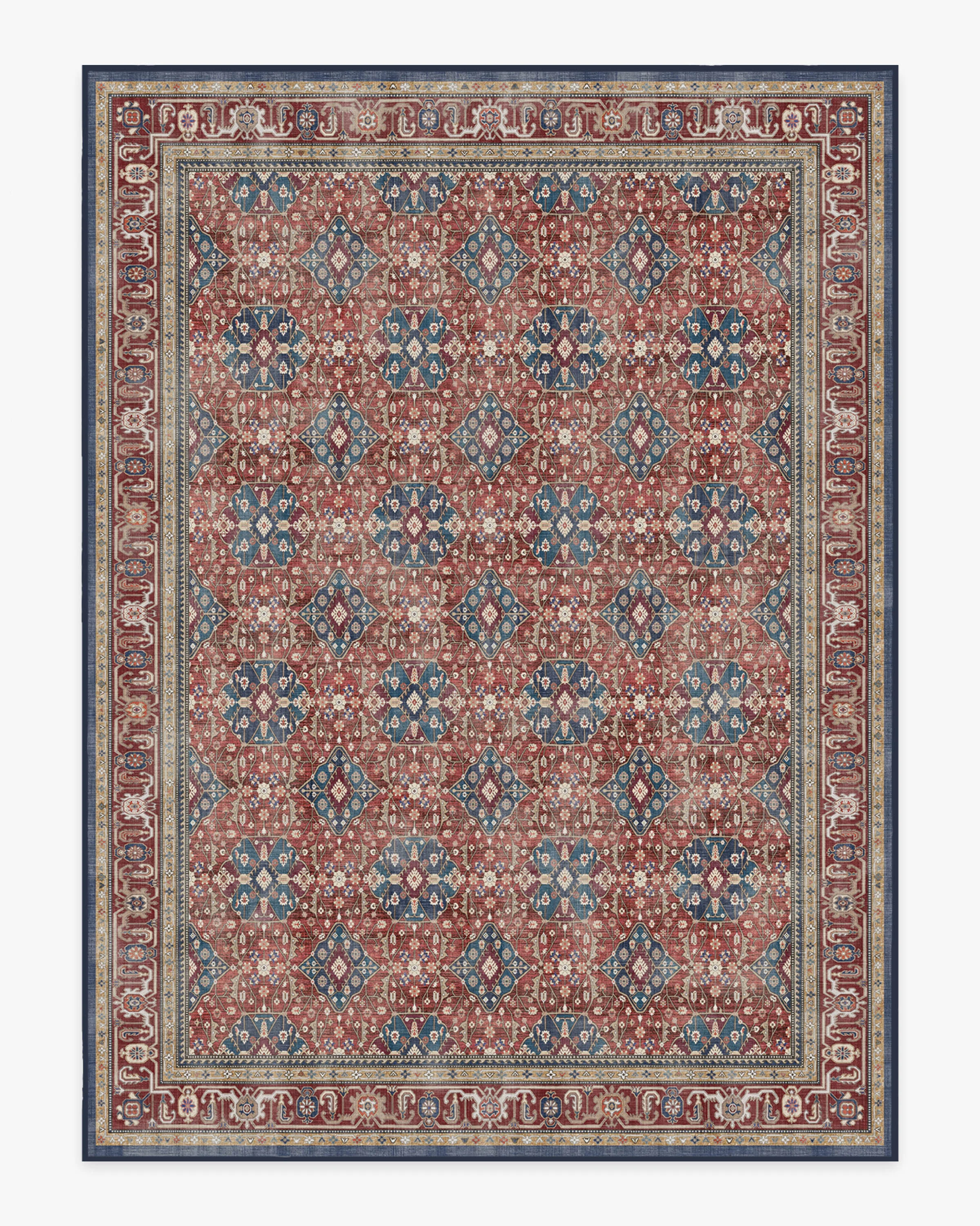 Alessia Royal Red Flatwoven Rug - Image 17