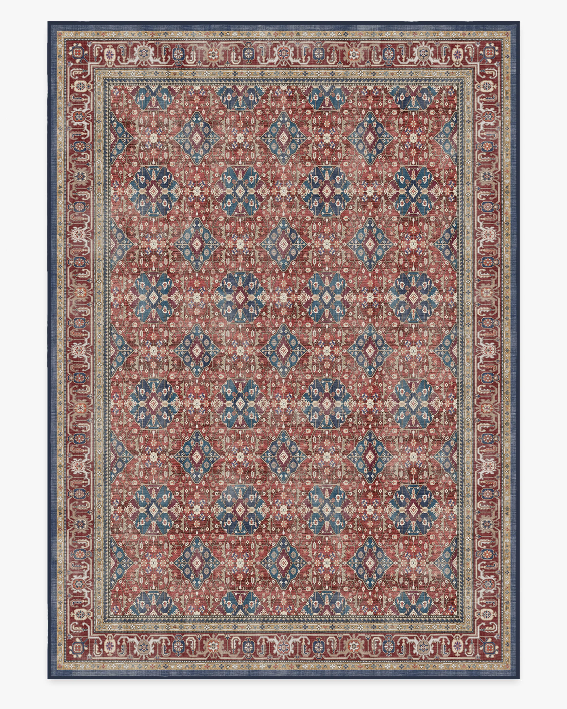 Alessia Royal Red Flatwoven Rug - Image 18