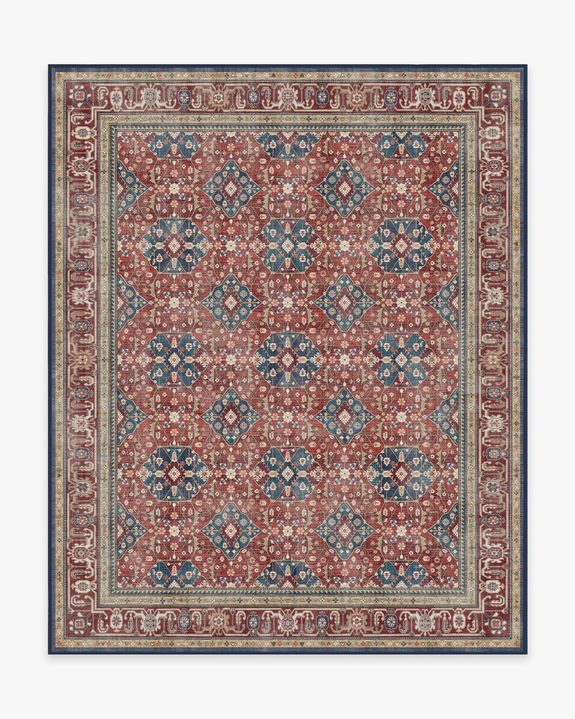 Alessia Royal Red Rug - Image 9
