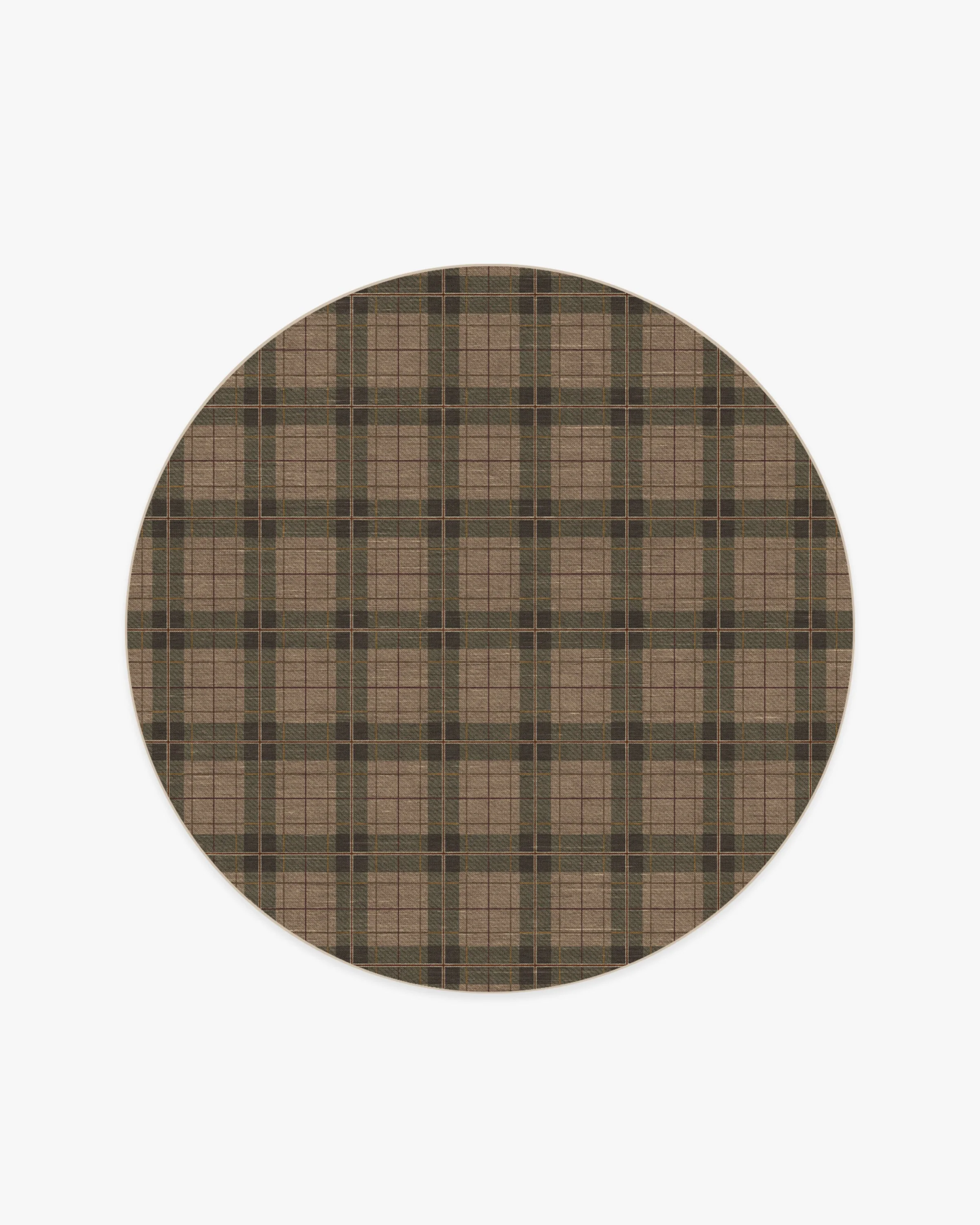 Alfie Plaid Natural & Green Flatwoven Rug - Image 18