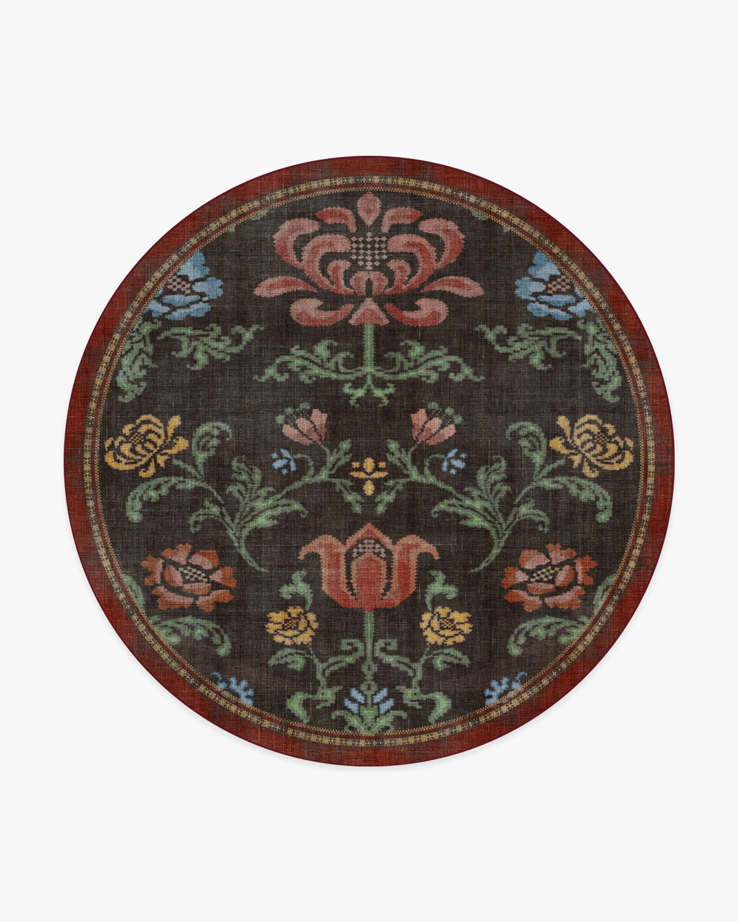 Alice Black Multicolor Flatwoven Rug - Image 20