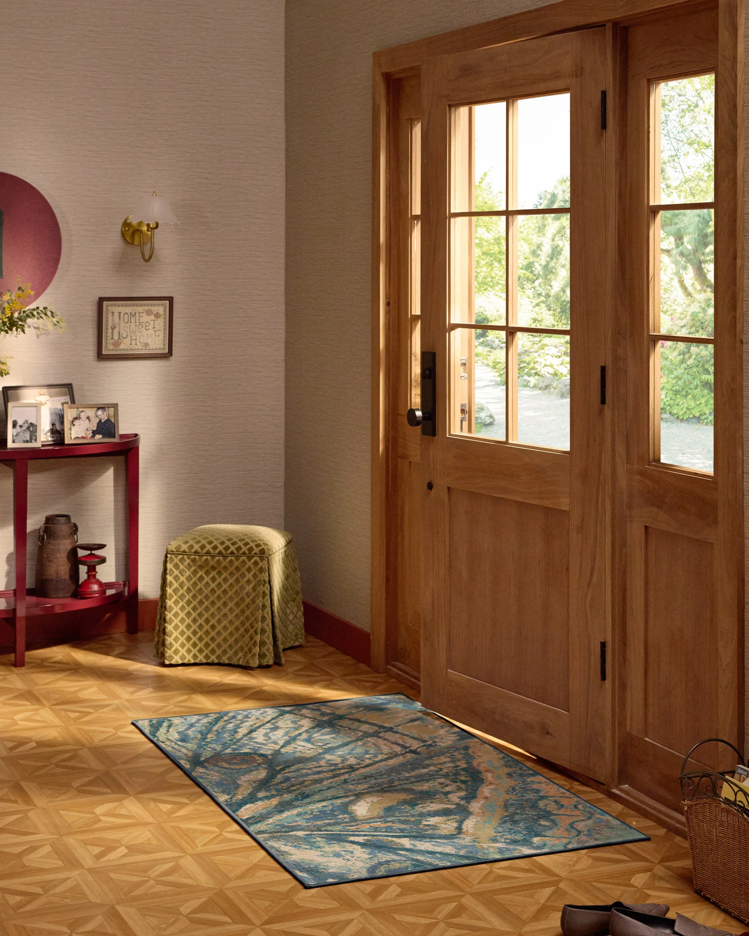 Althea Blue & Green Rug - Image 10