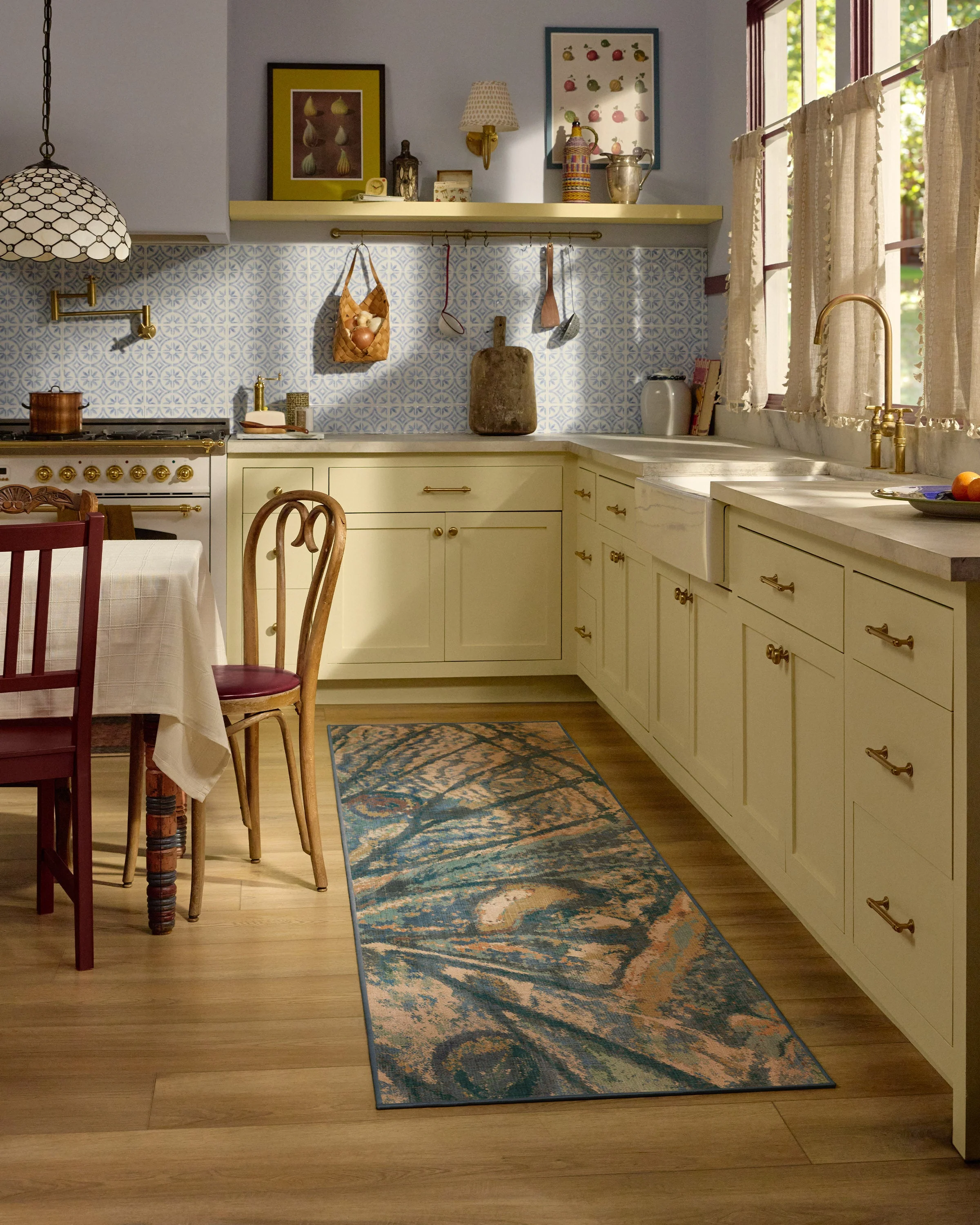 Althea Blue & Green Rug - Image 9