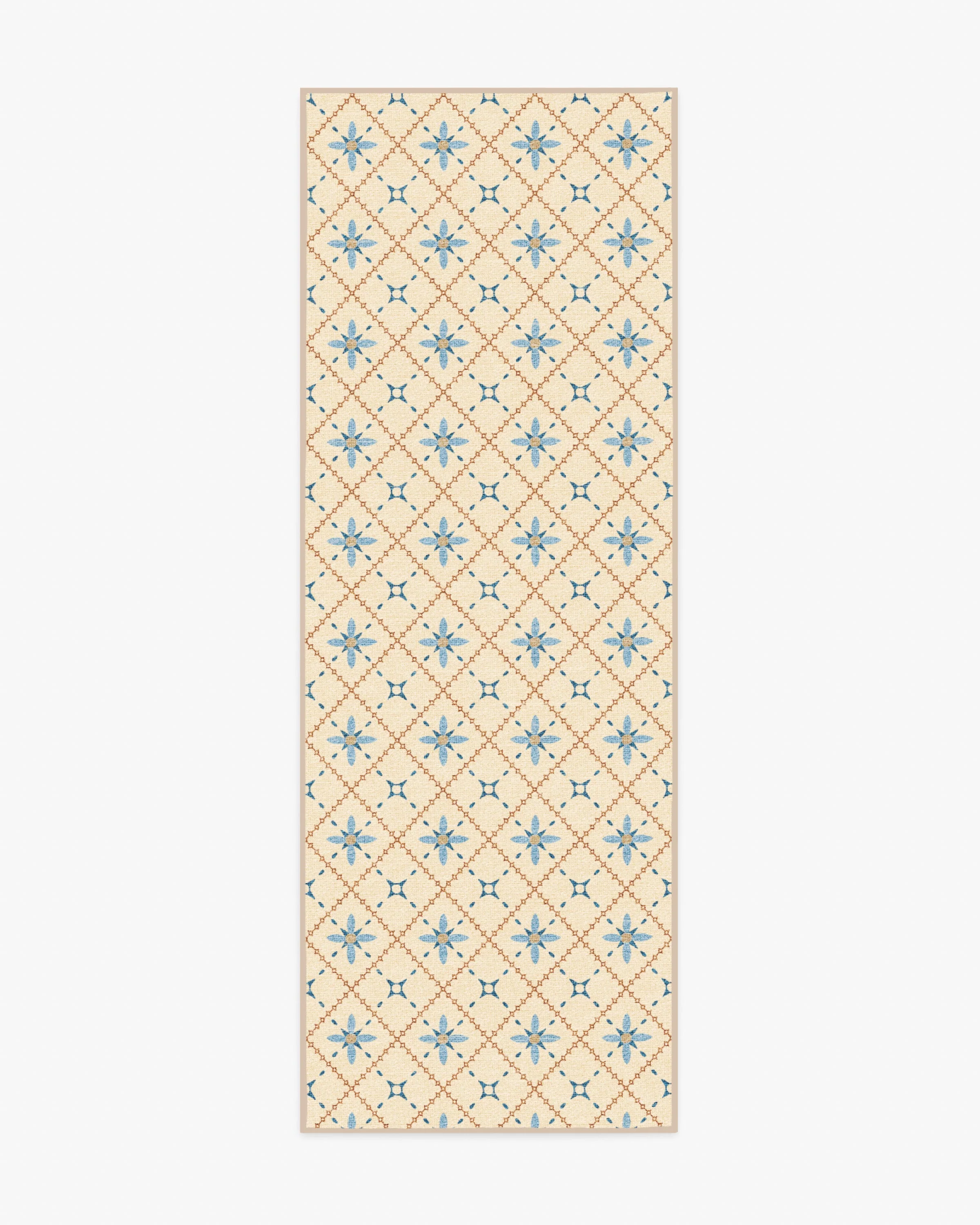 Alva Ivory & Slate Blue Rug - Image 4