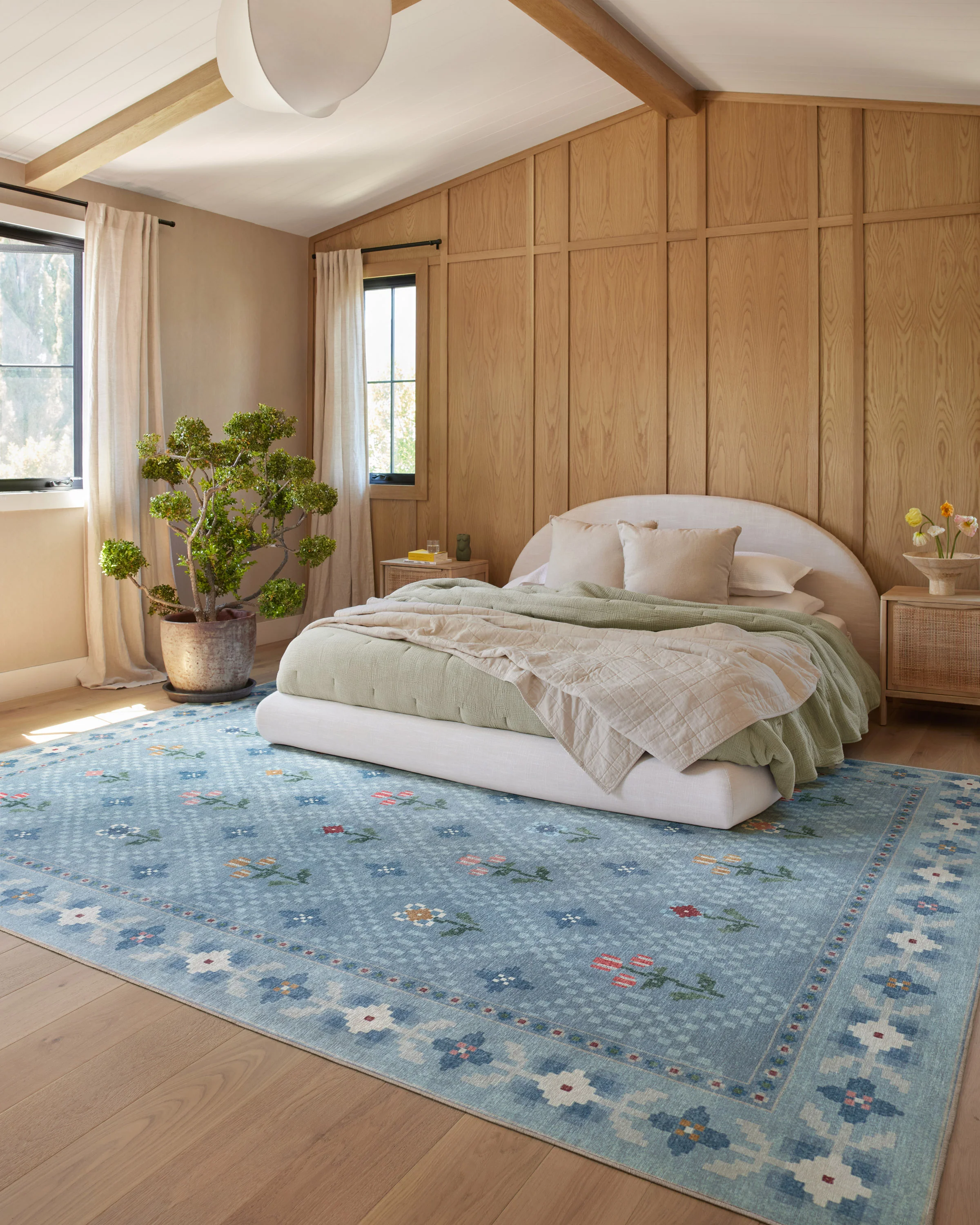 Ella Slate Blue Rug by Anthropologie - Image 3