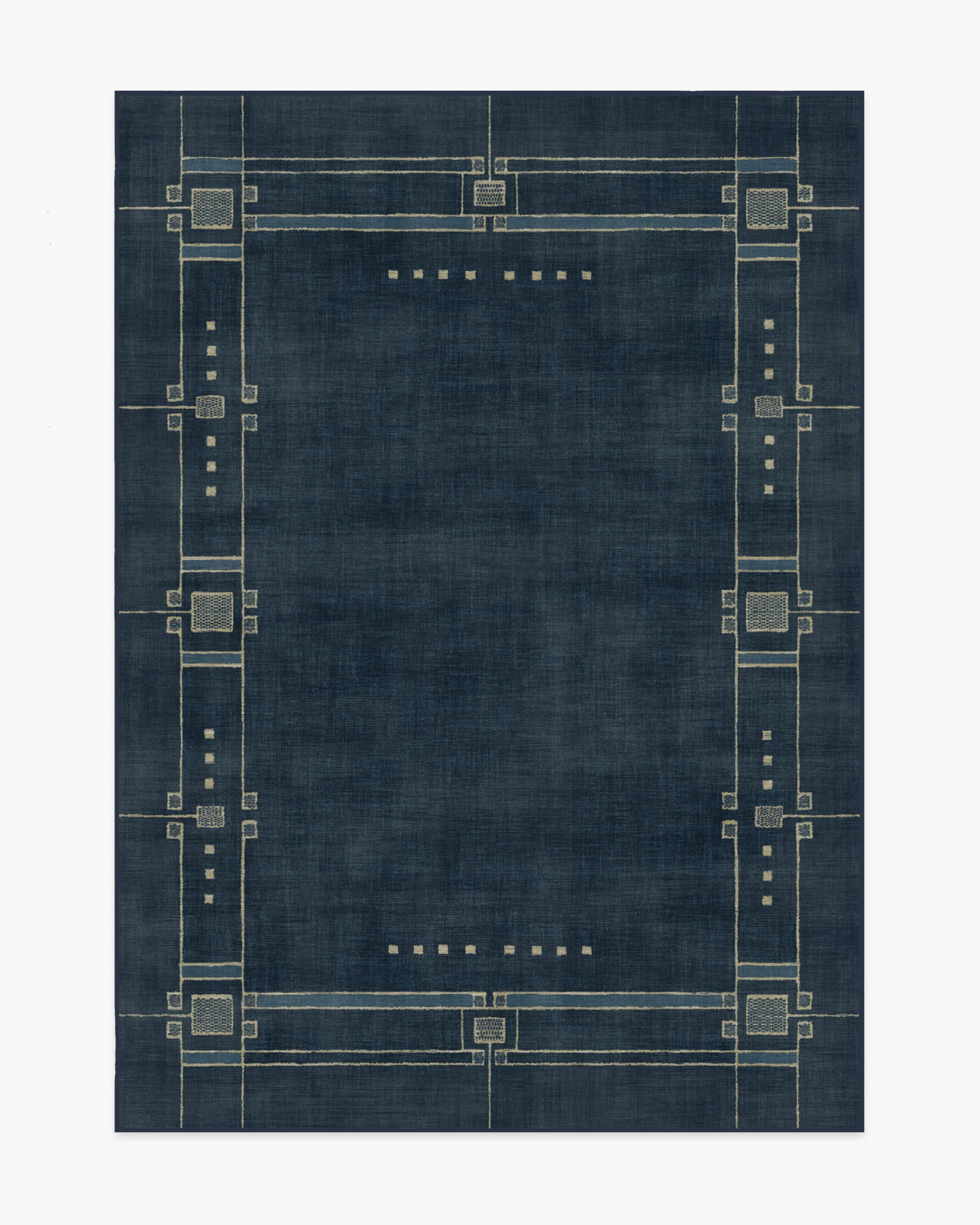 Avery Midnight Blue Rug by Architectural Digest