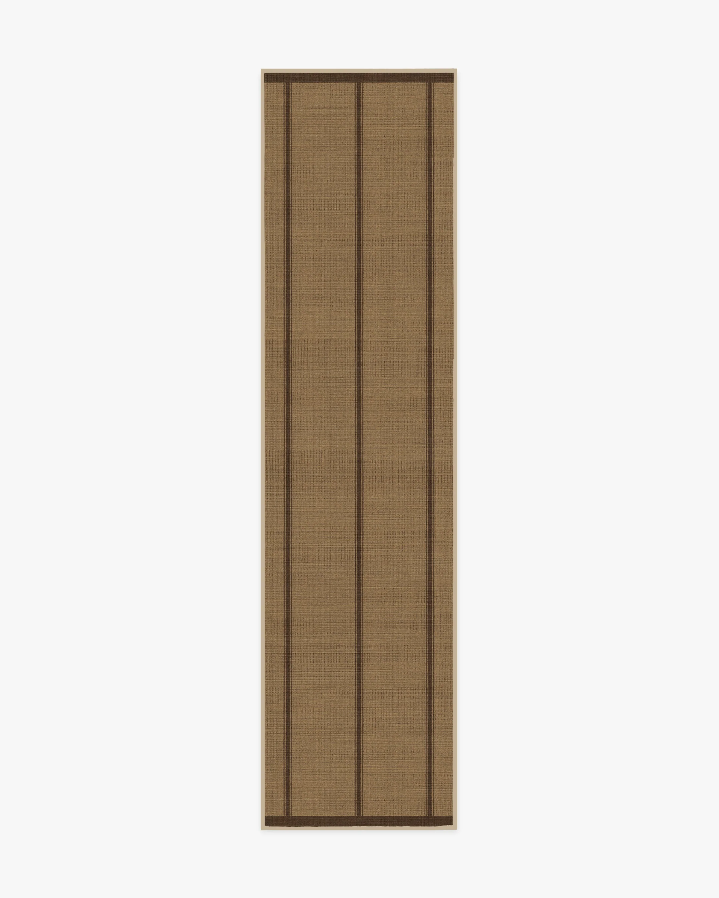 Harvest Stripe Brown Re-Jute Rug by Architectural Digest - Image 8