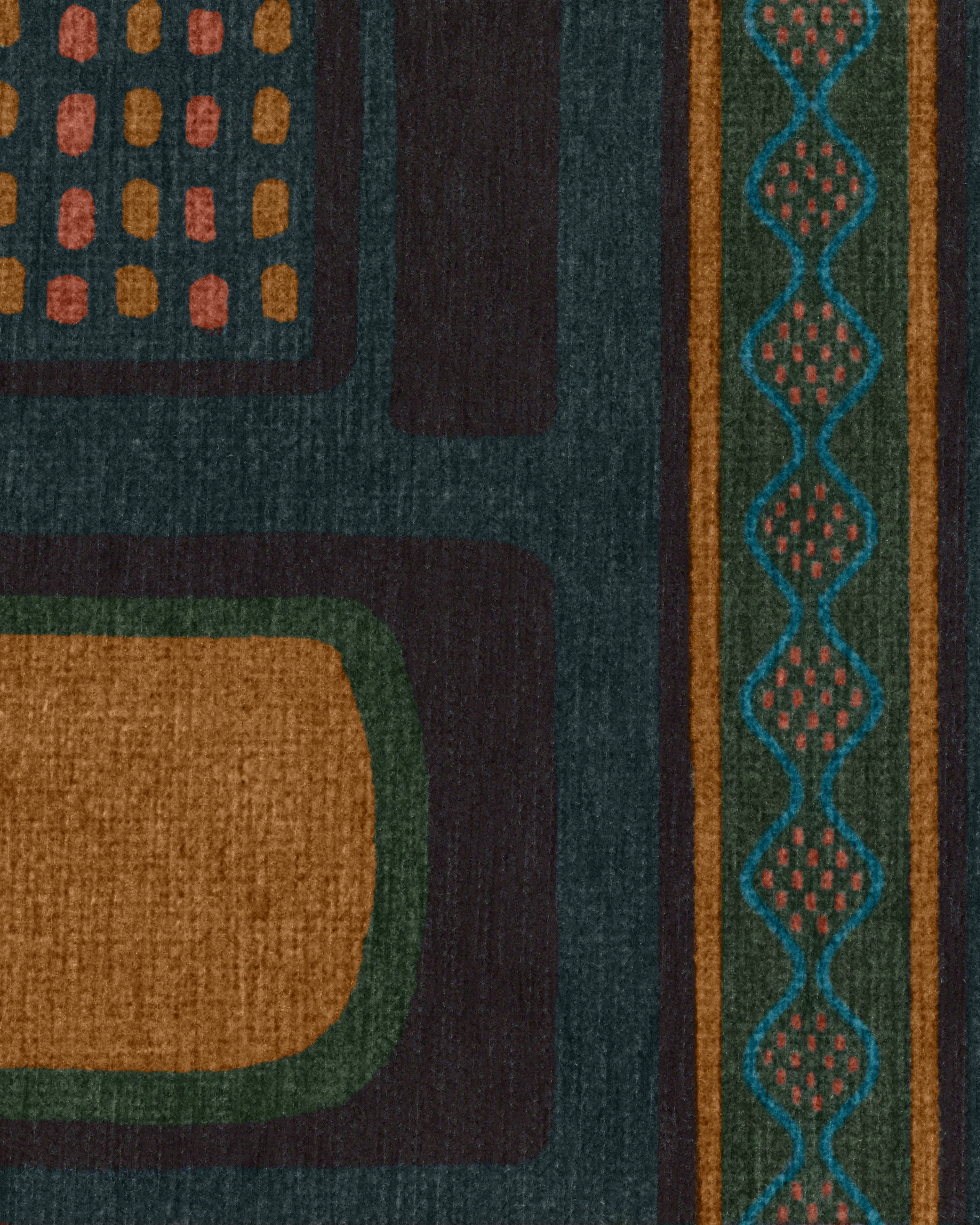 Nerissa Teal & Gold Rug by Architectural Digest - Image 11