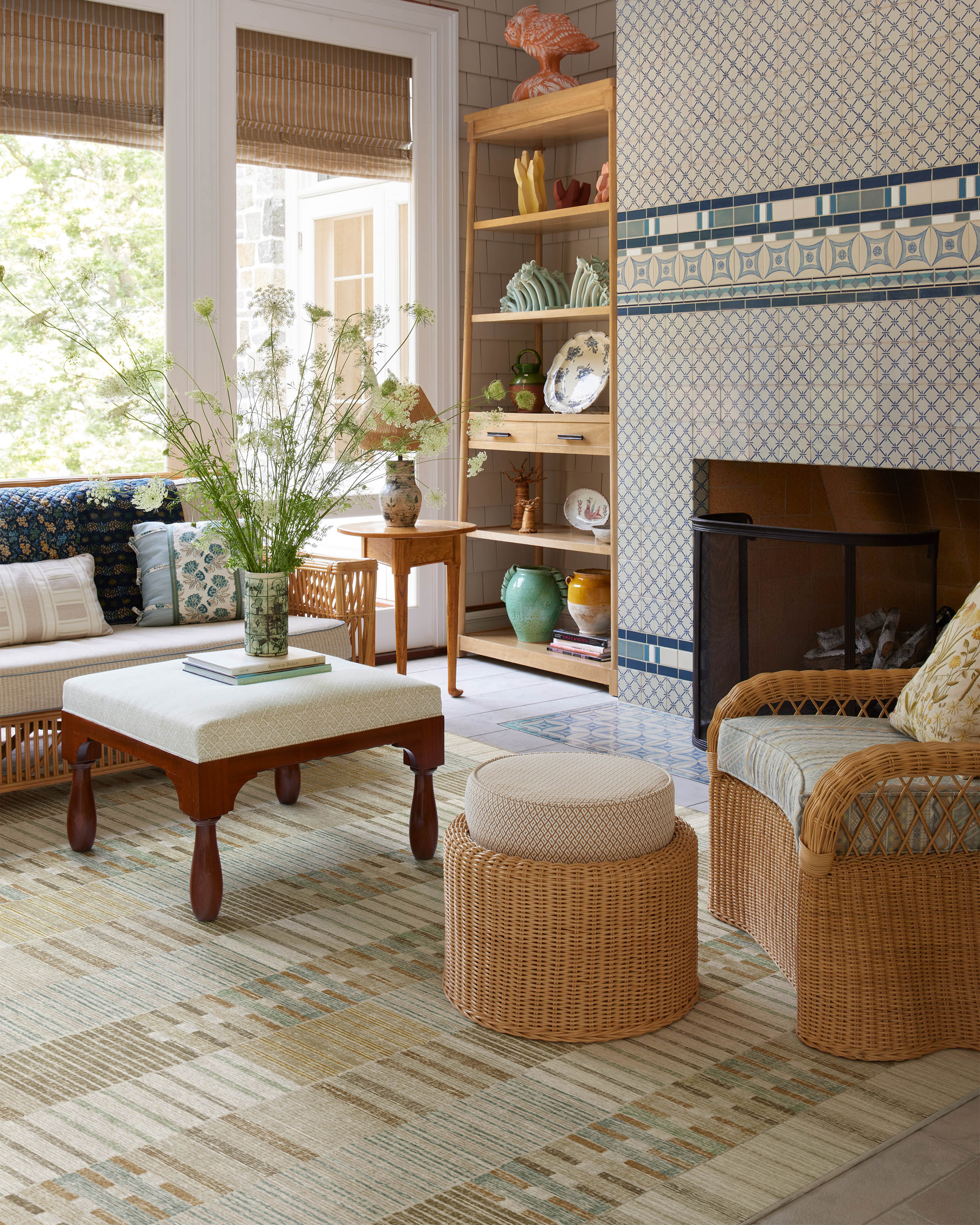 Selene Neutral Multicolor Flatwoven Rug by Architectural Digest - Image 5