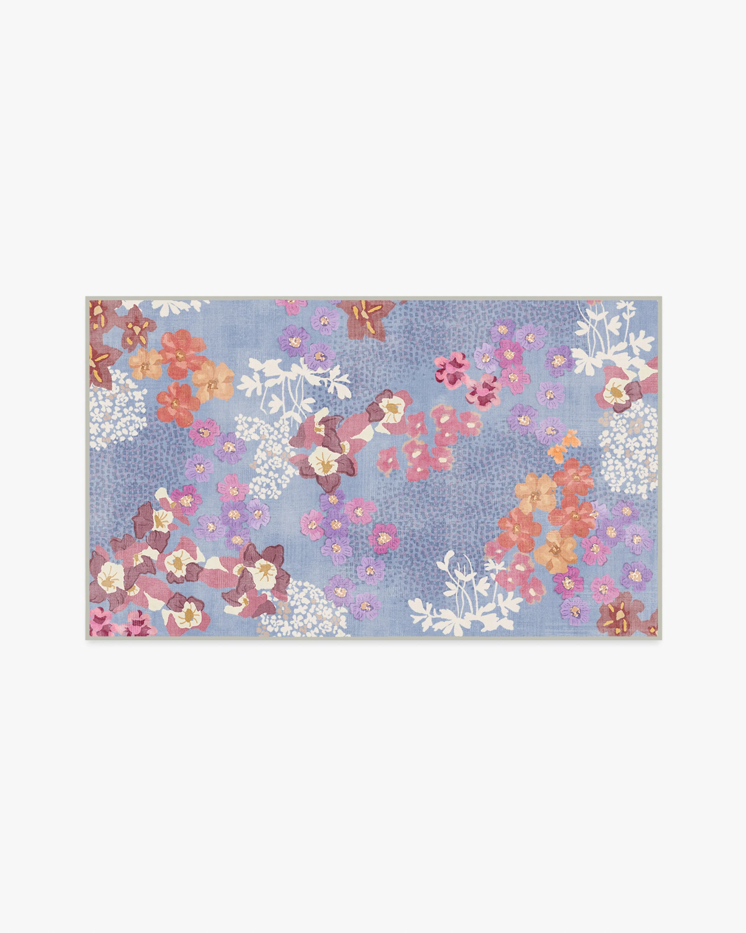 Arden Slate Blue Multicolor Flatwoven Rug - Image 4