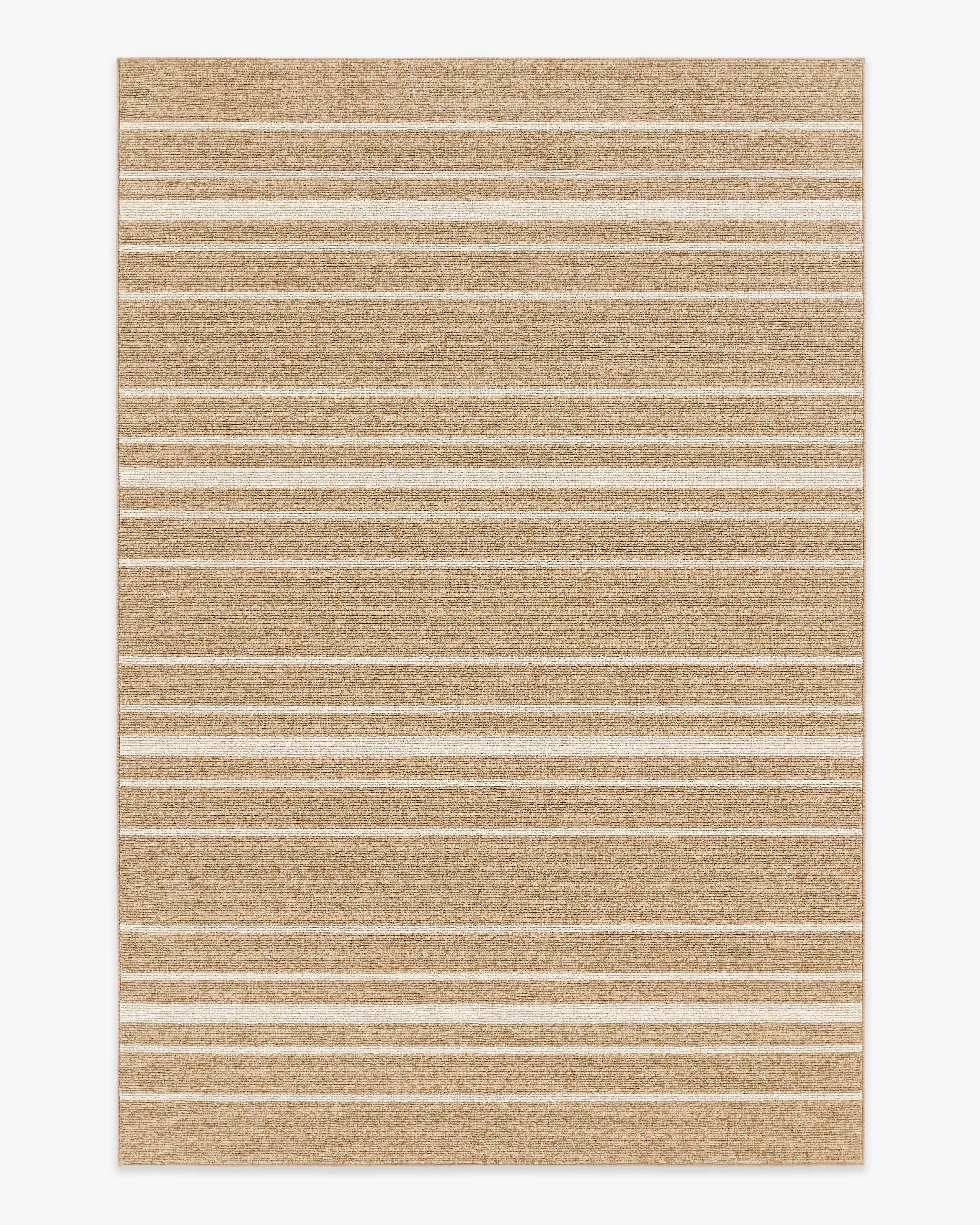 Arden Stripe Natural & Bleached Performance Weave Rug - Image 5
