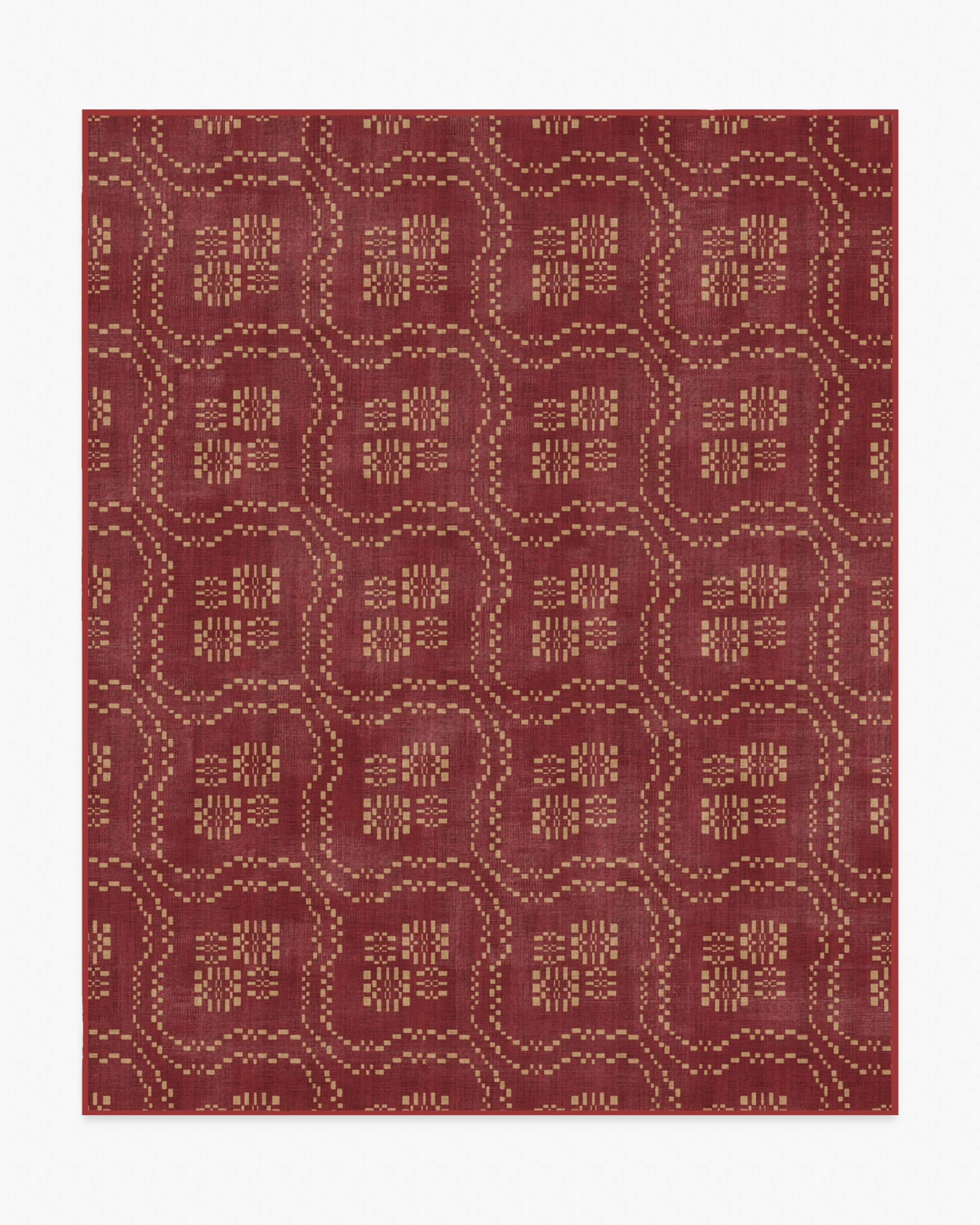 Arlen Amber Red Rug - Image 10