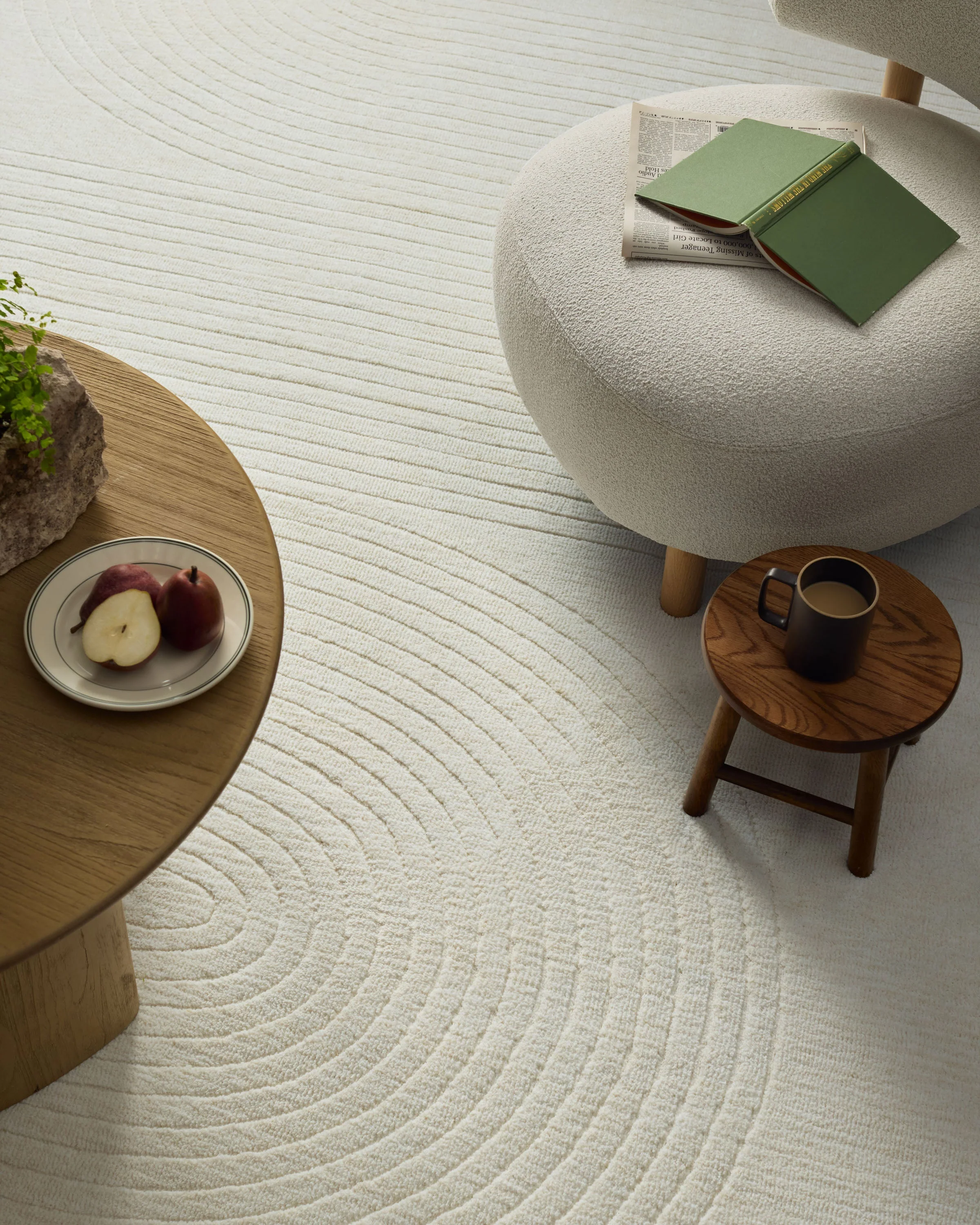 Arlo Soft White Plush Rug - Image 8