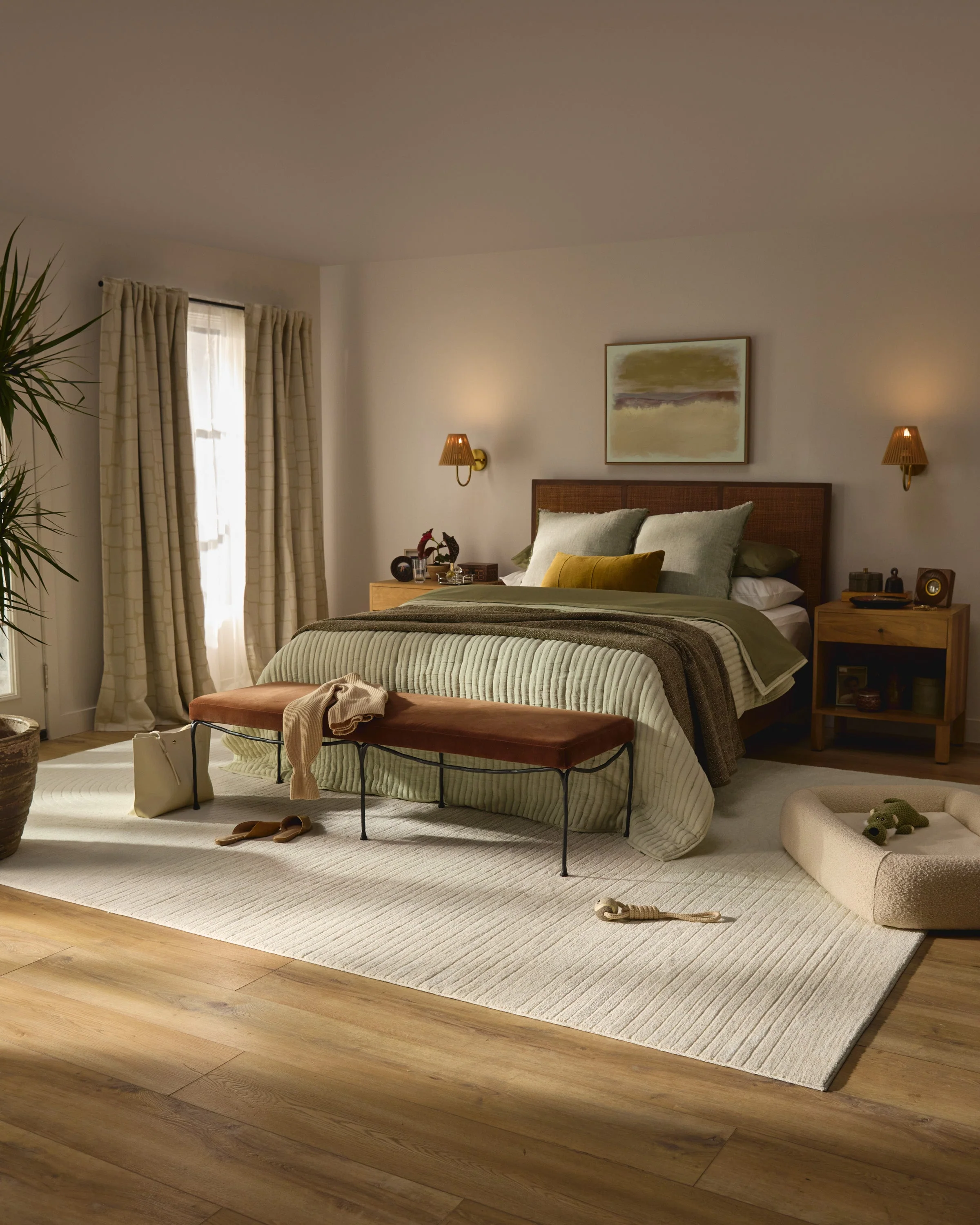 Arlo Soft White Plush Rug - Image 9