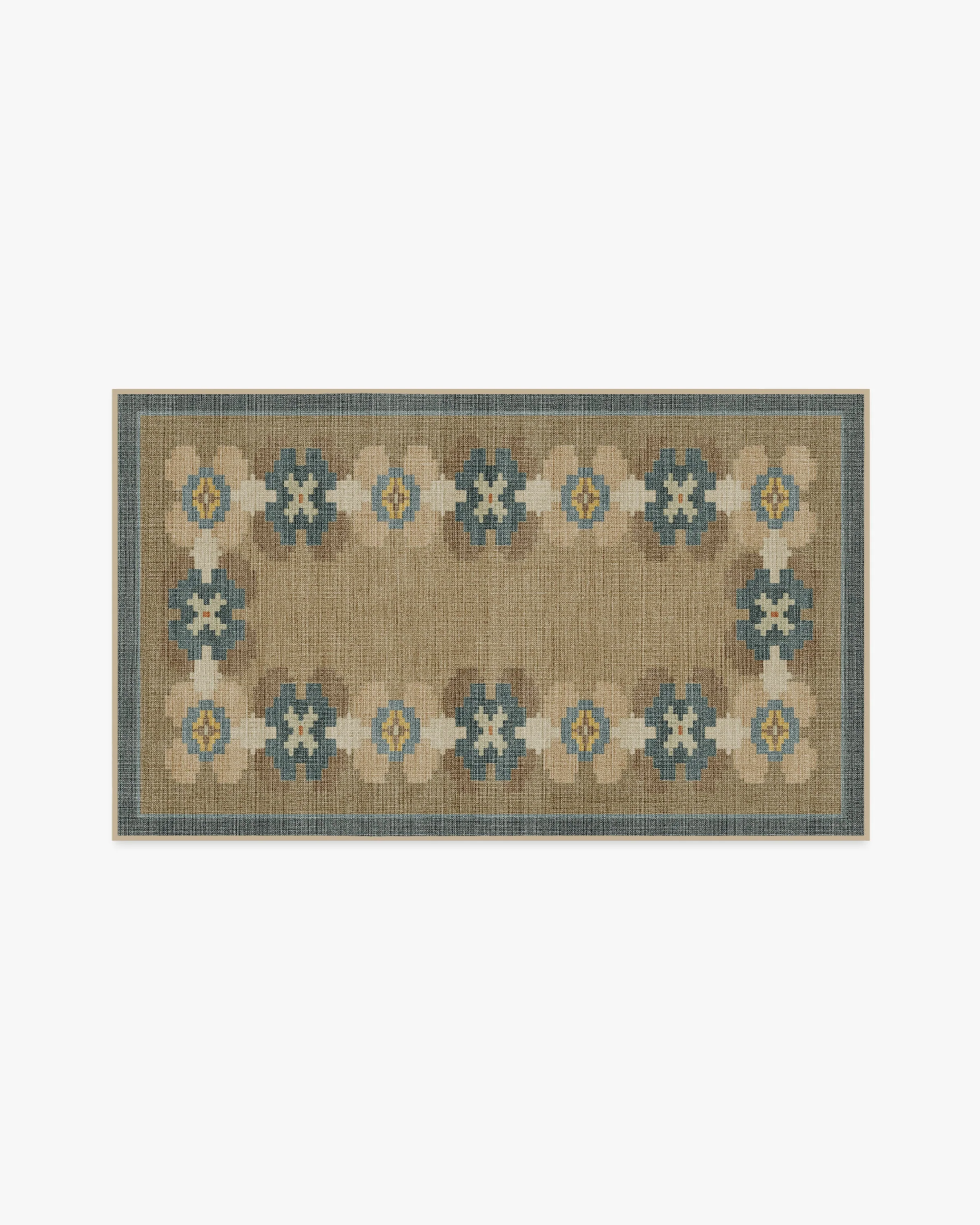 Aster Soft Blue Re-Jute Rug - Image 9