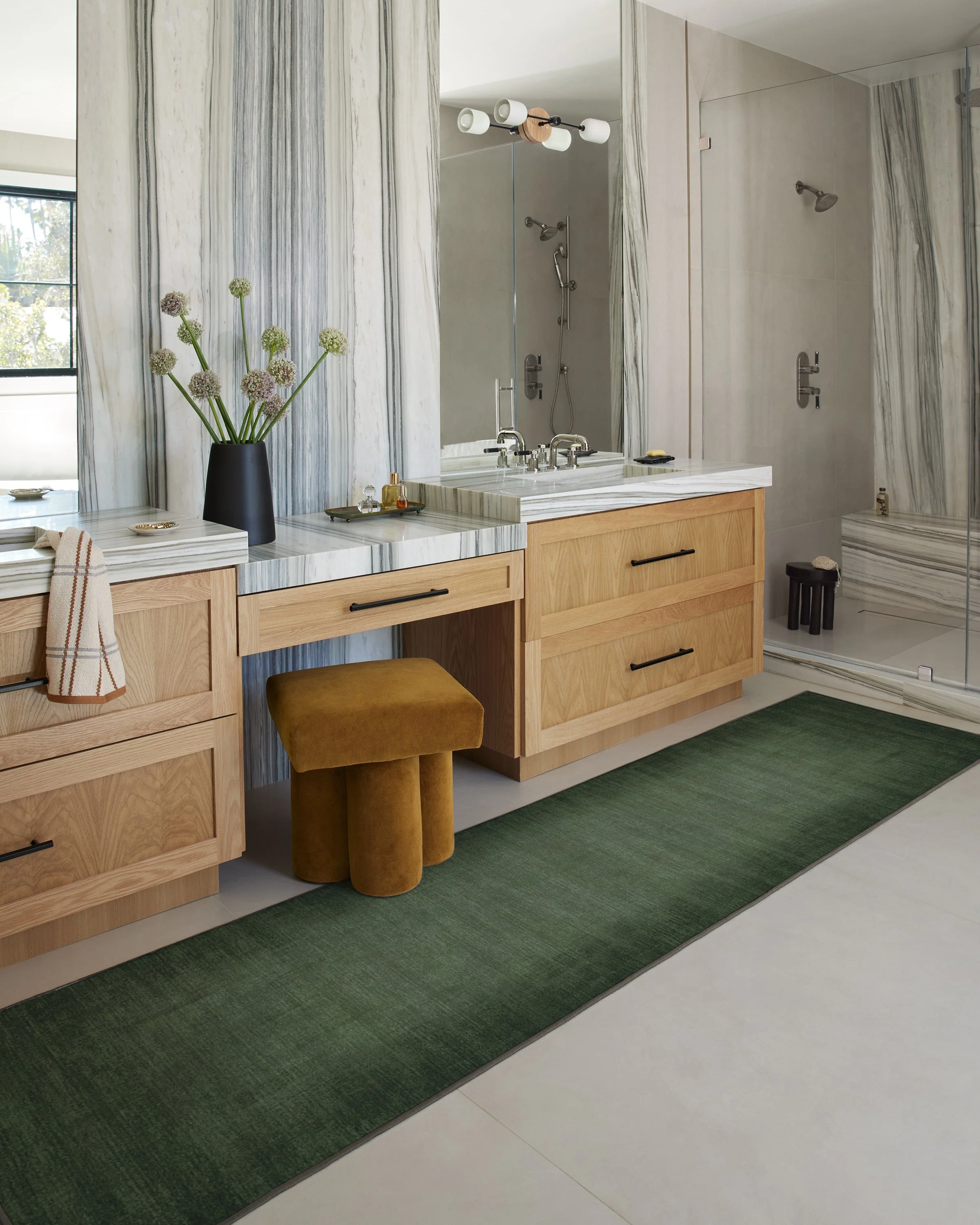 Aura Ombre Solid Sage Flatwoven Rug - Image 4