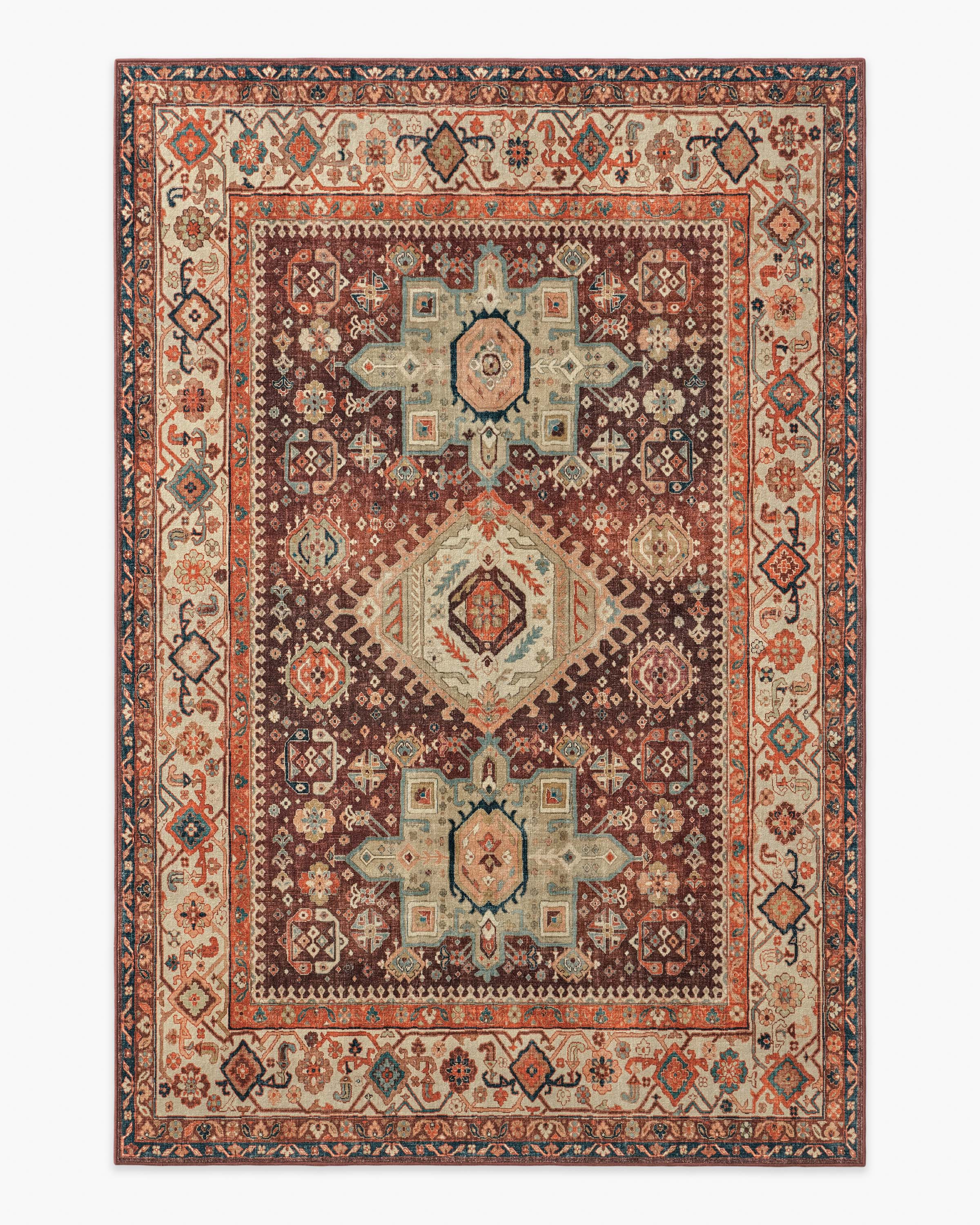 Avila Crimson & Currant Rug - Image 4
