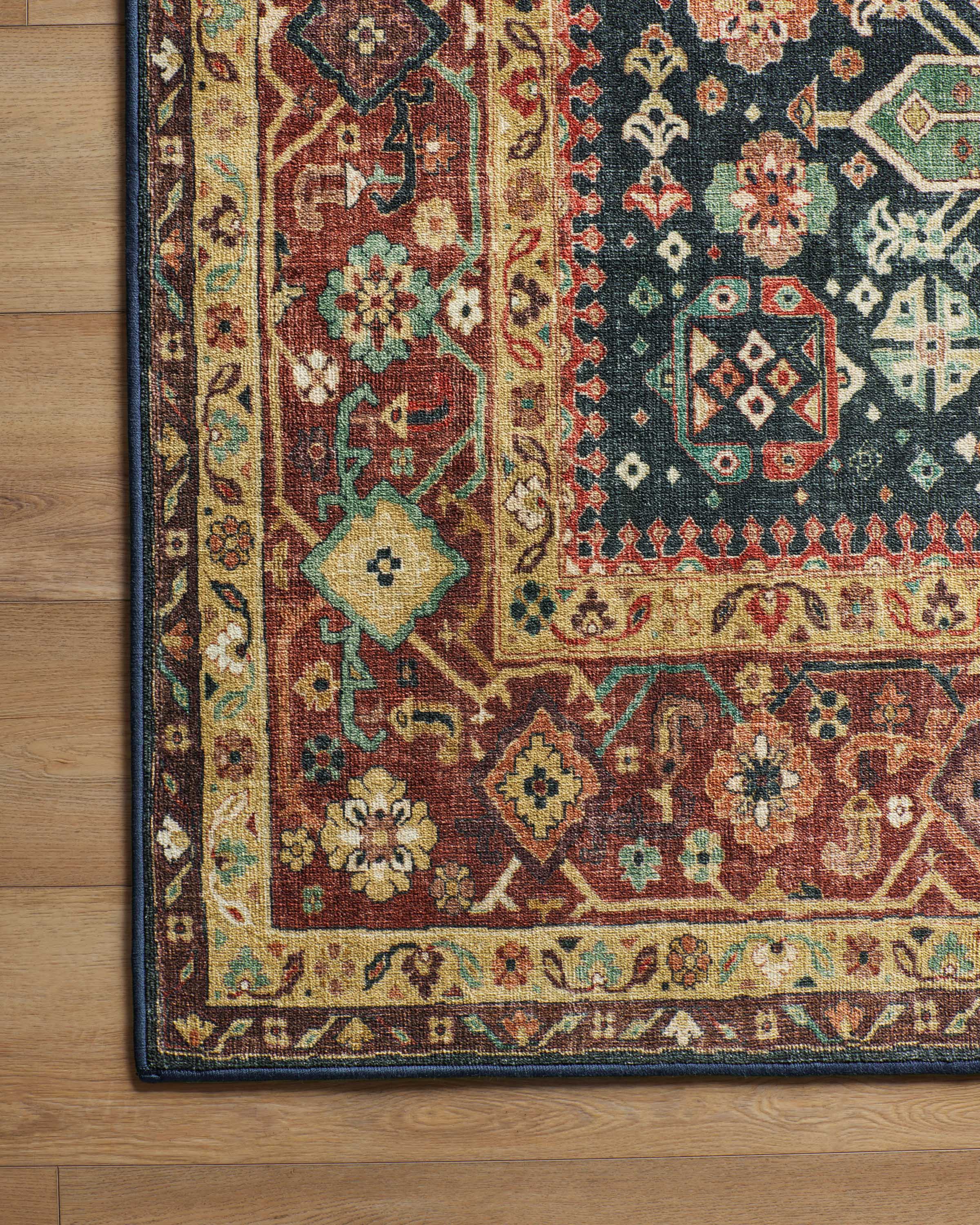 Avila Vintage Ink & Amber Rug - Image 11