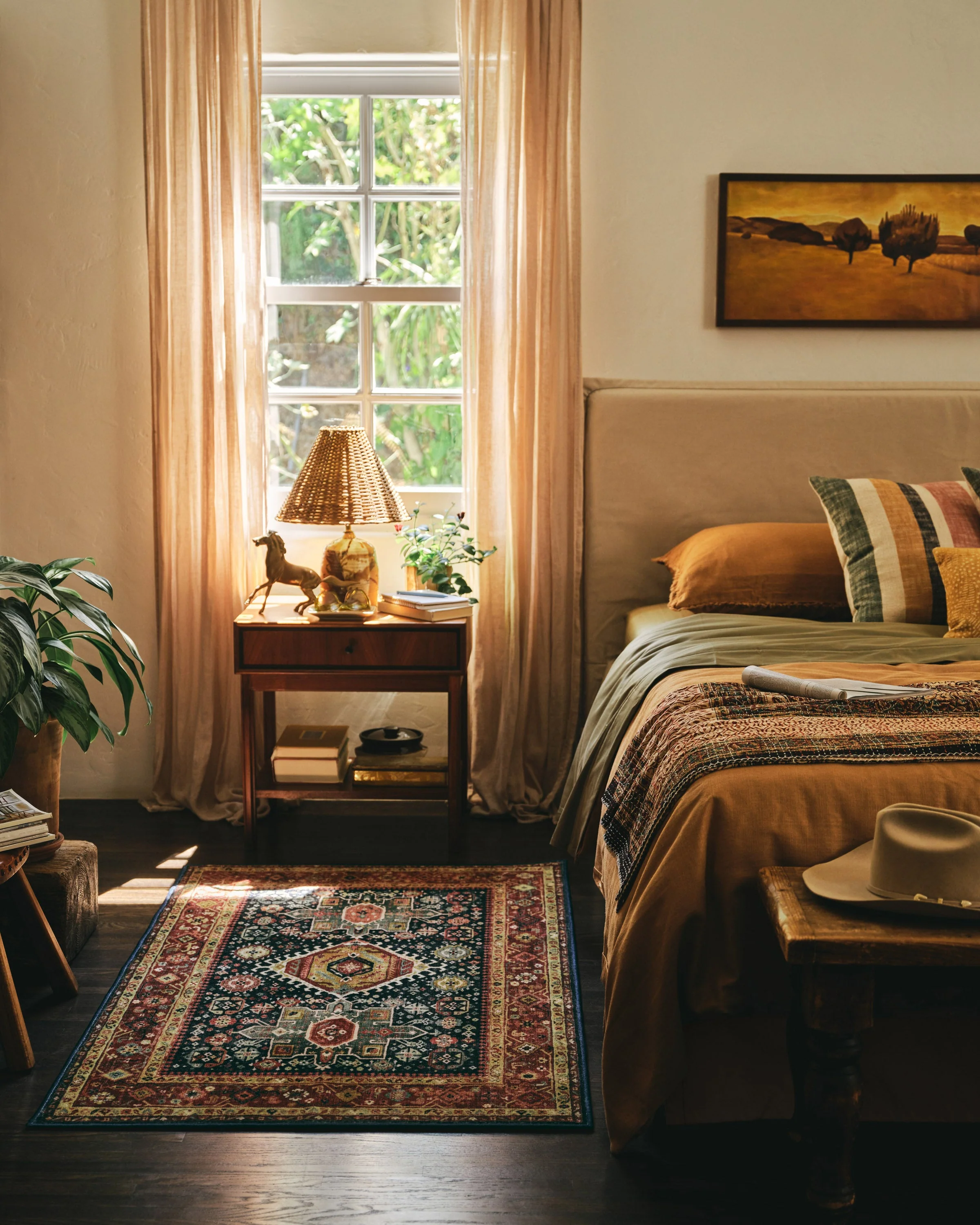 Avila Vintage Ink & Amber Rug - Image 14