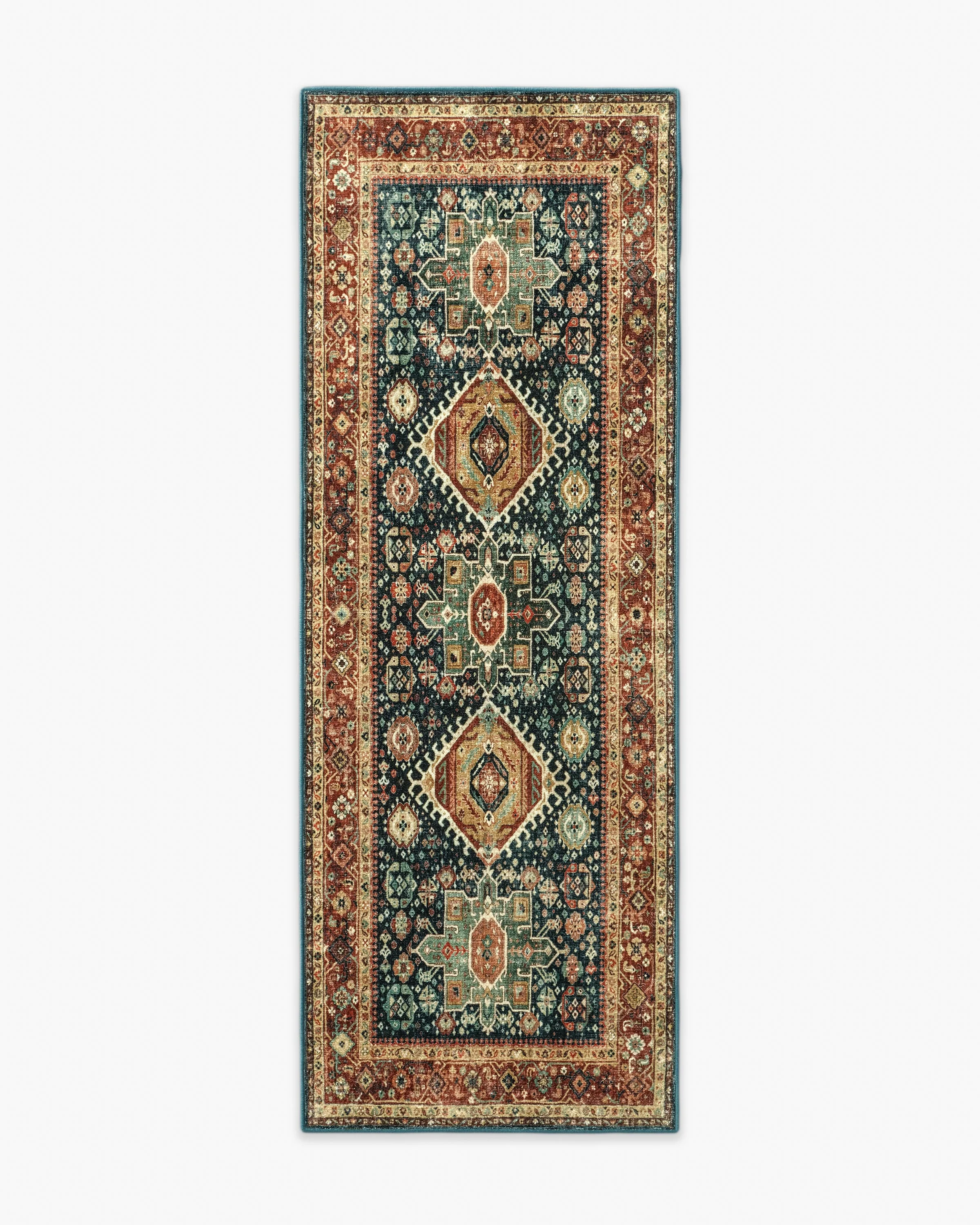 Avila Vintage Ink & Amber Rug - Image 17