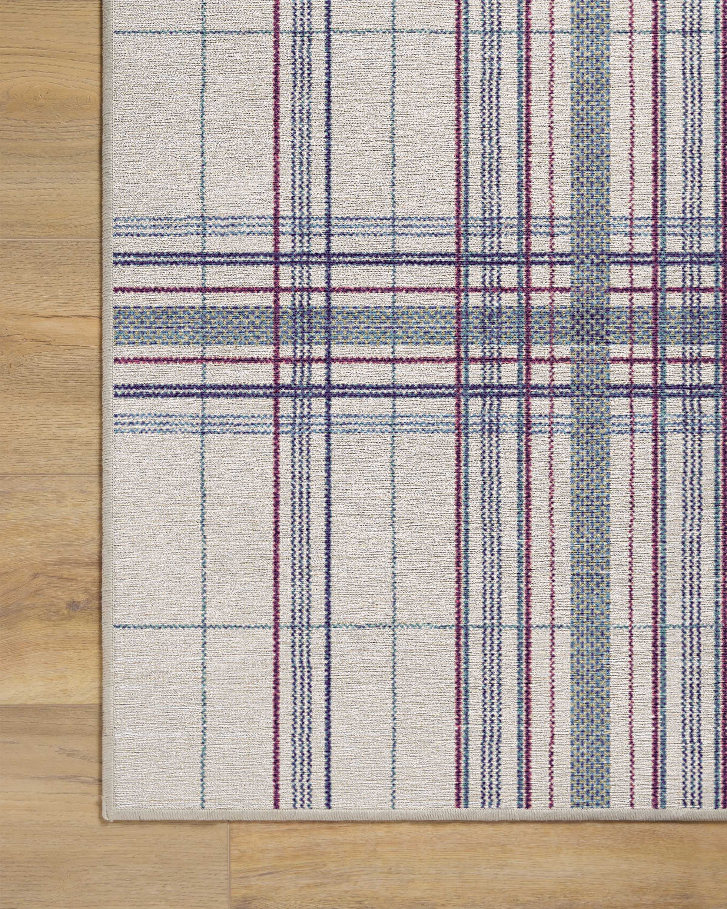 Beckett Blue & Red Flatwoven Rug - Image 4