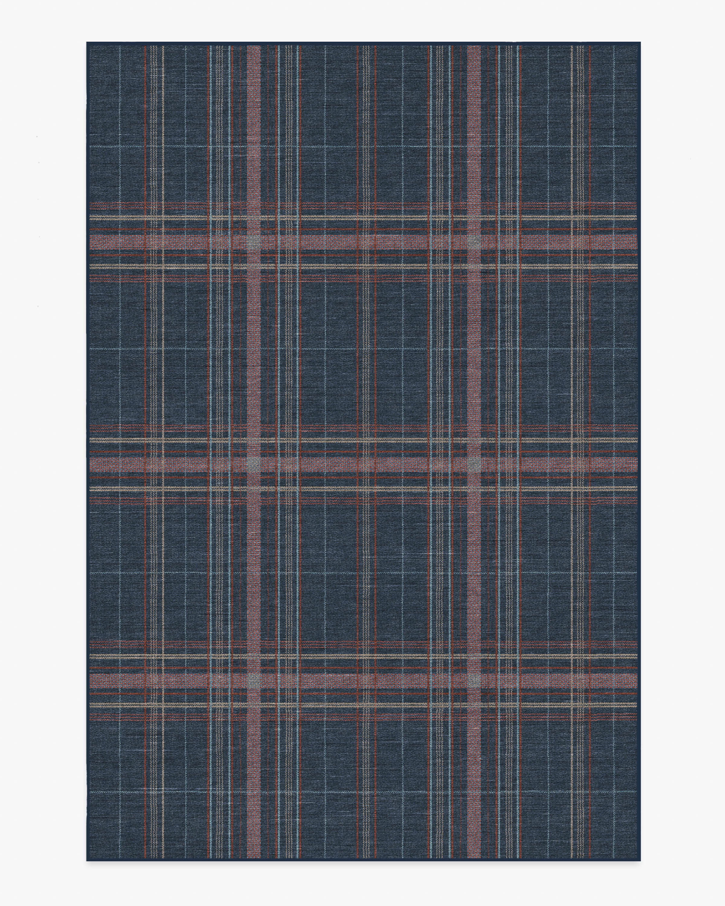 Beckett Navy Flatwoven Rug - Image 11