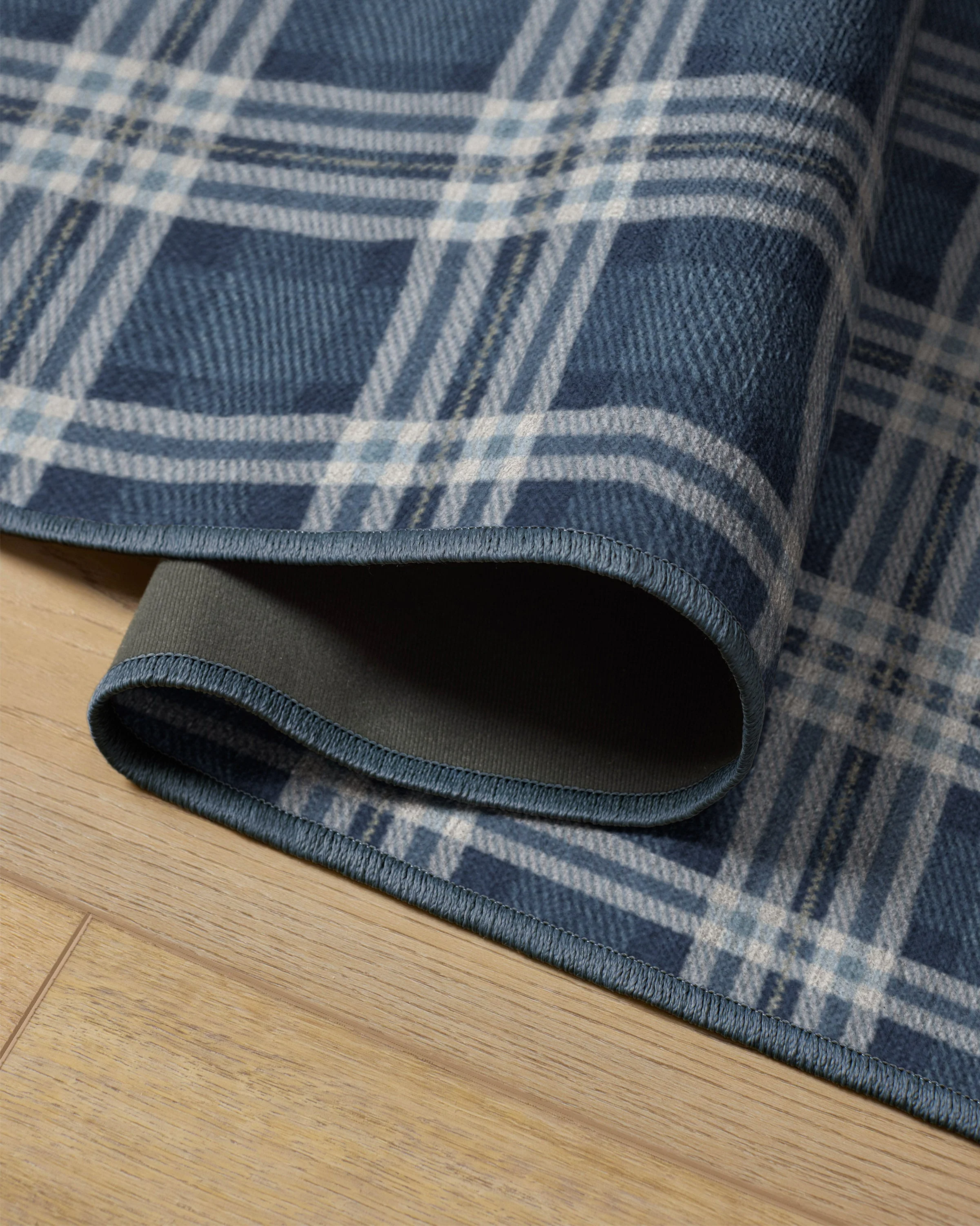 Birke Blue Flatwoven Rug - Image 3