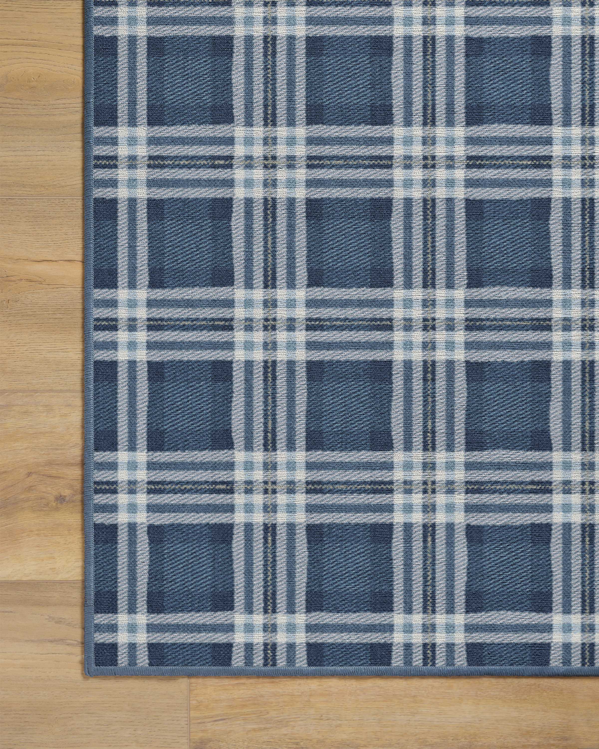 Birke Blue Flatwoven Rug - Image 4