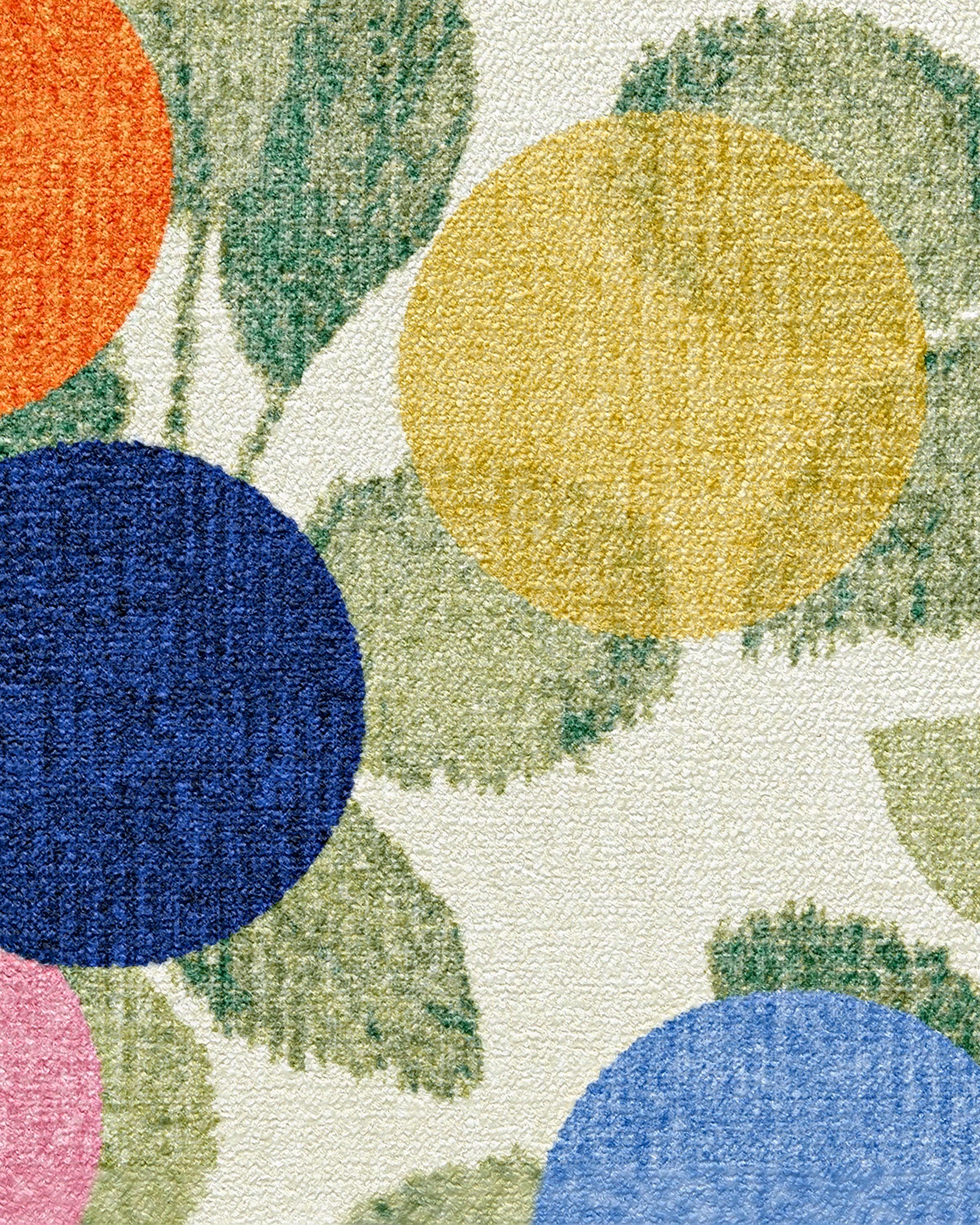 Botanical Whimsy Dots Neutral Rug - Image 6