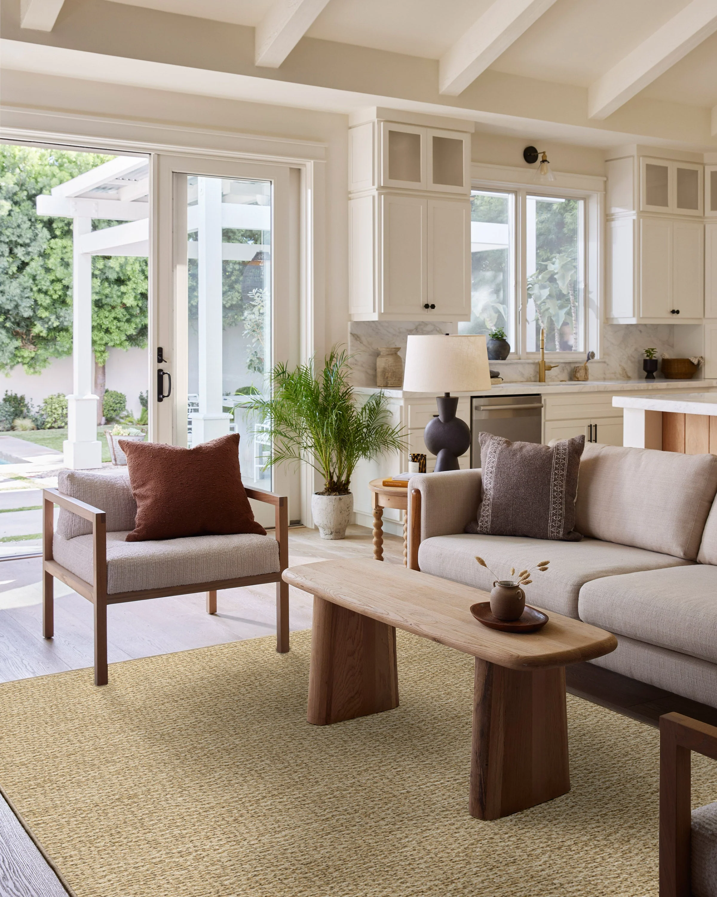 Bower Dark Sand Flatwoven Rug - Image 9