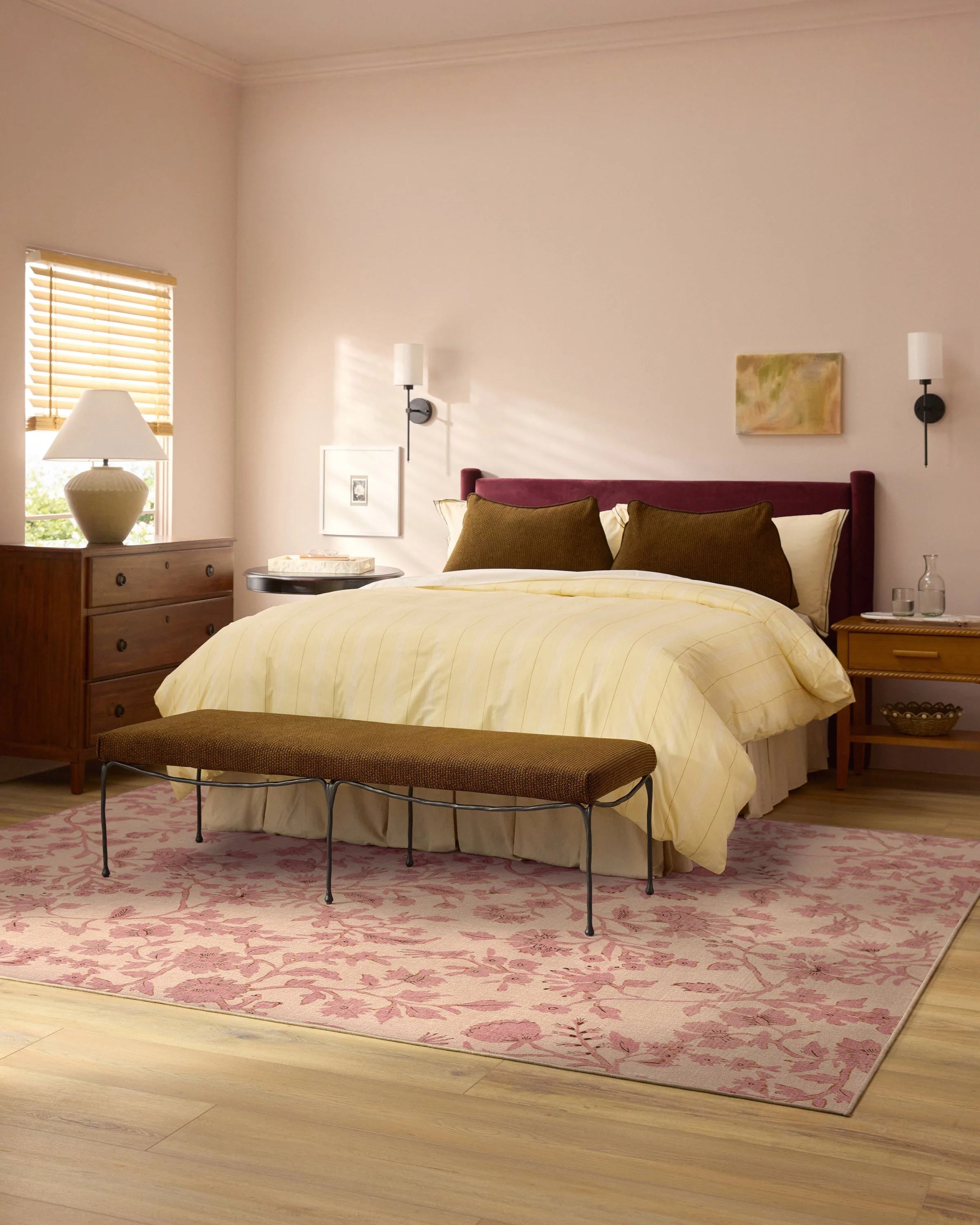 Brenna Natural & Blush Flatwoven Rug - Image 10